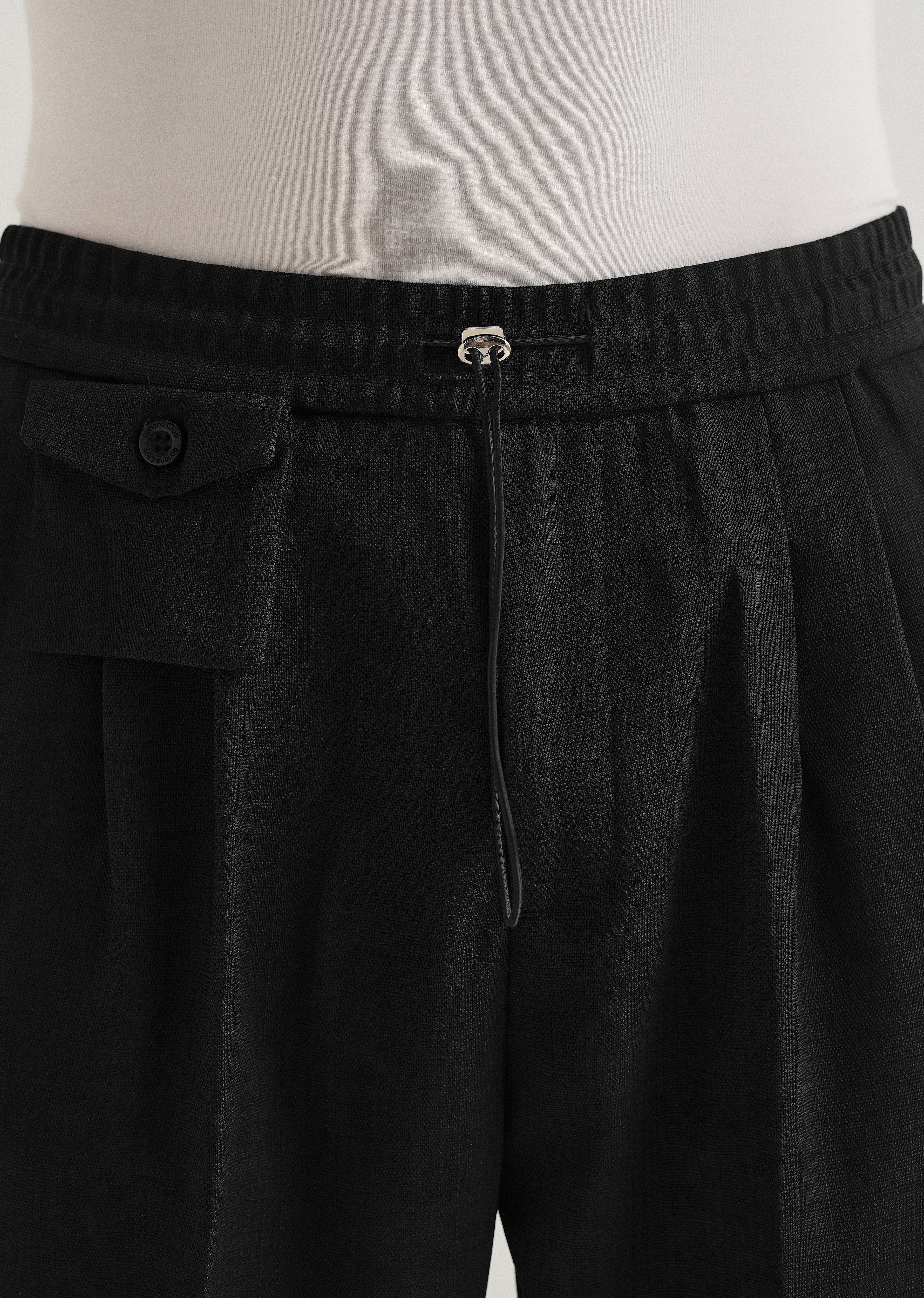 Black Pleated Korean Pant - Image 5