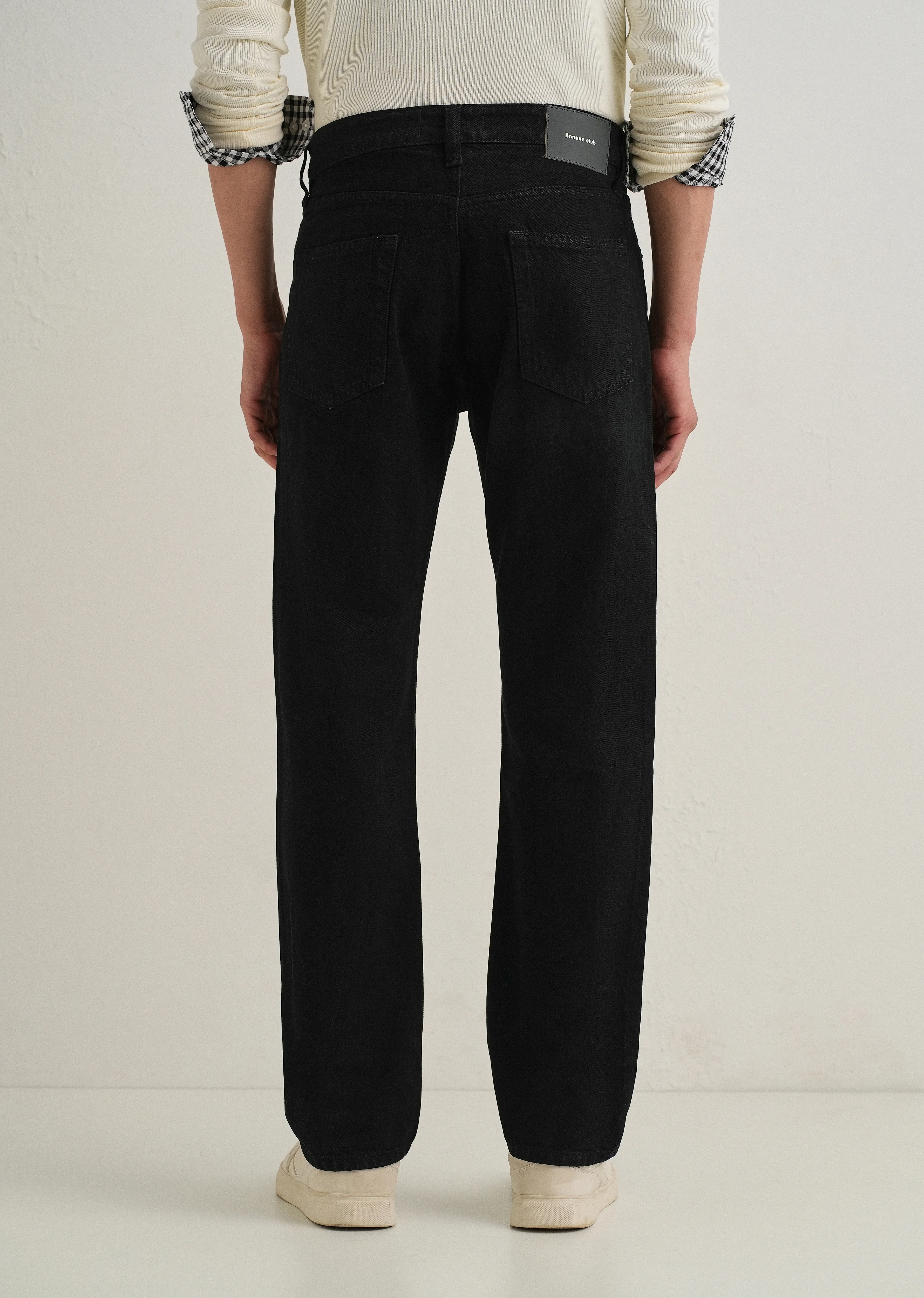 Black Regular Fit Denim - Image 2