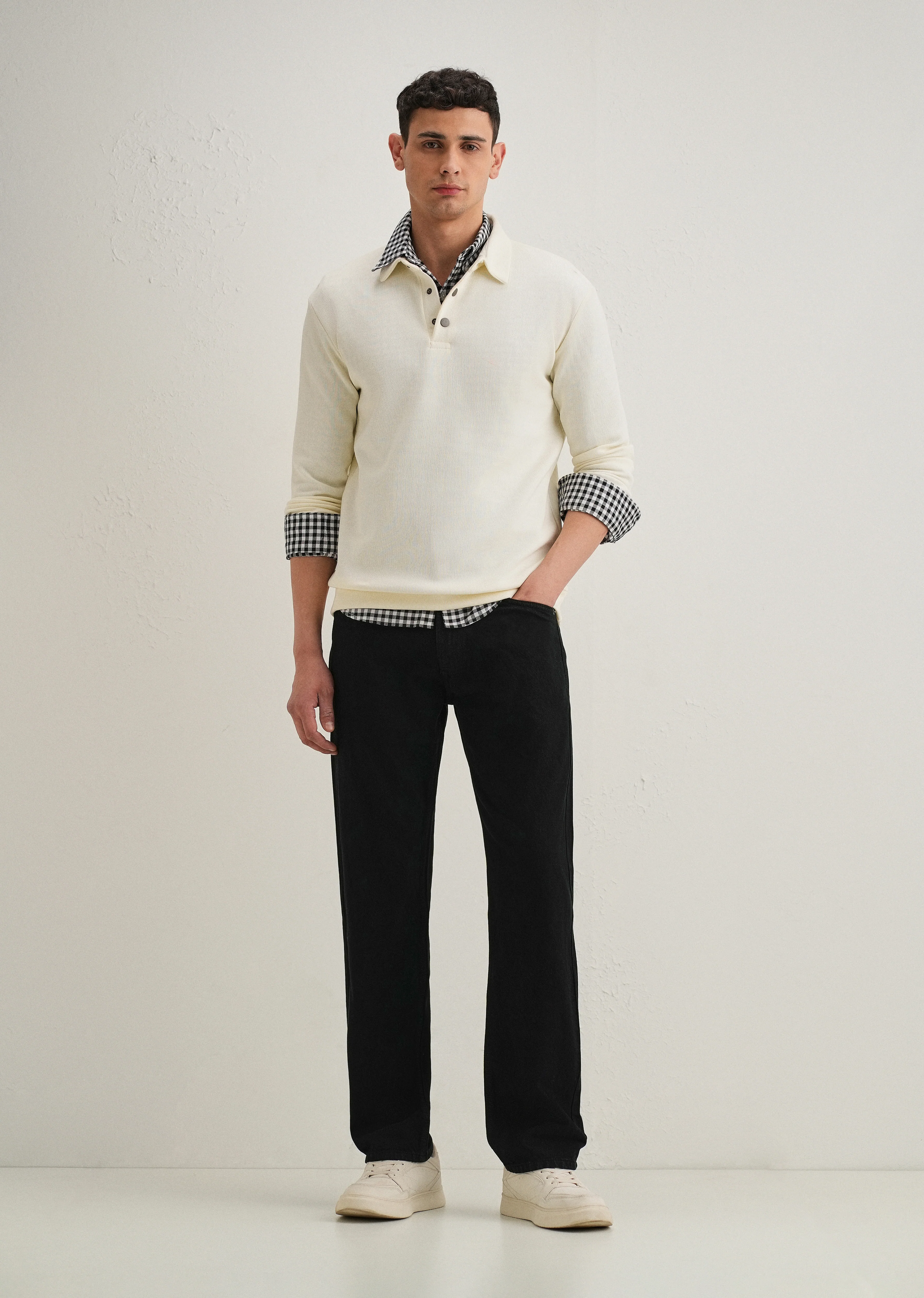 Black Regular Fit Denim - Image 6