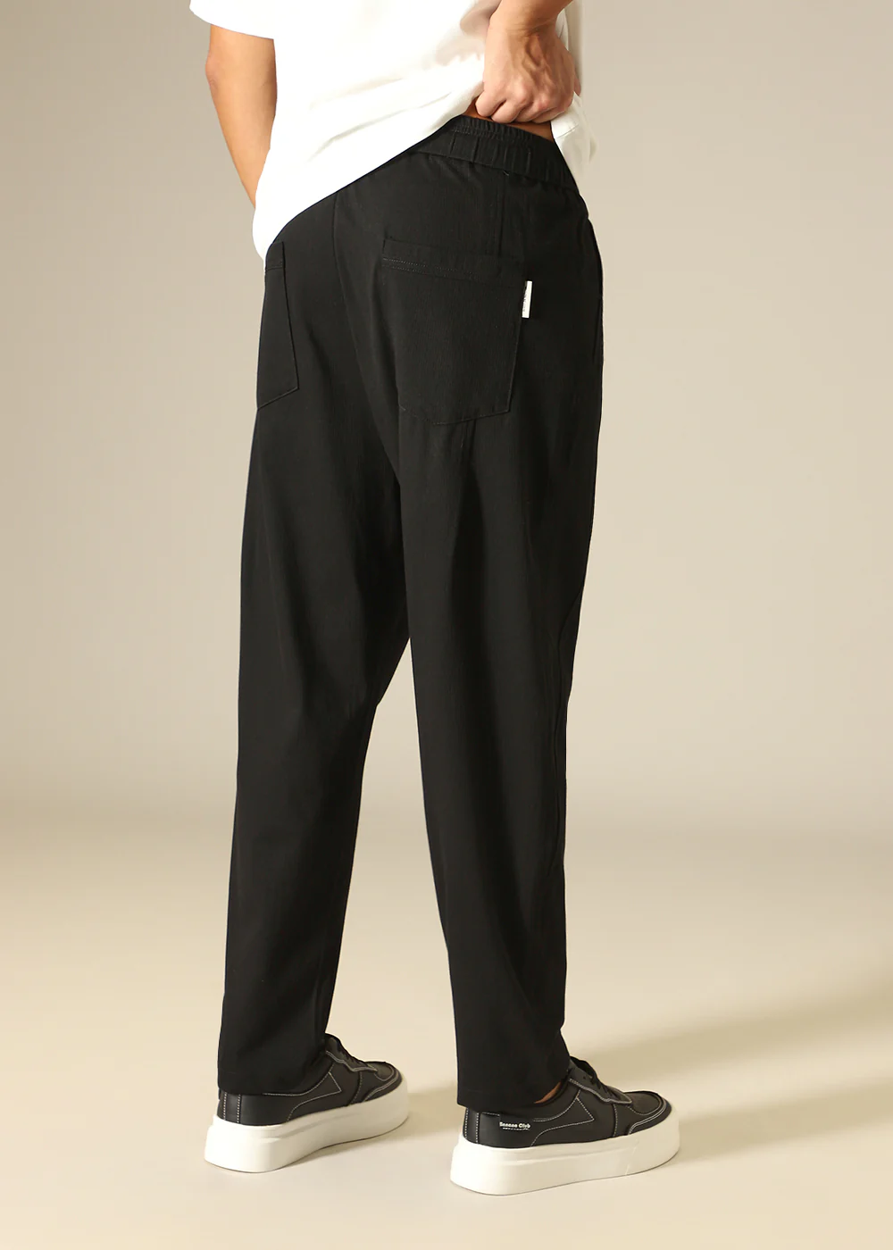 Black Relaxed Fit Trouser - Image 4