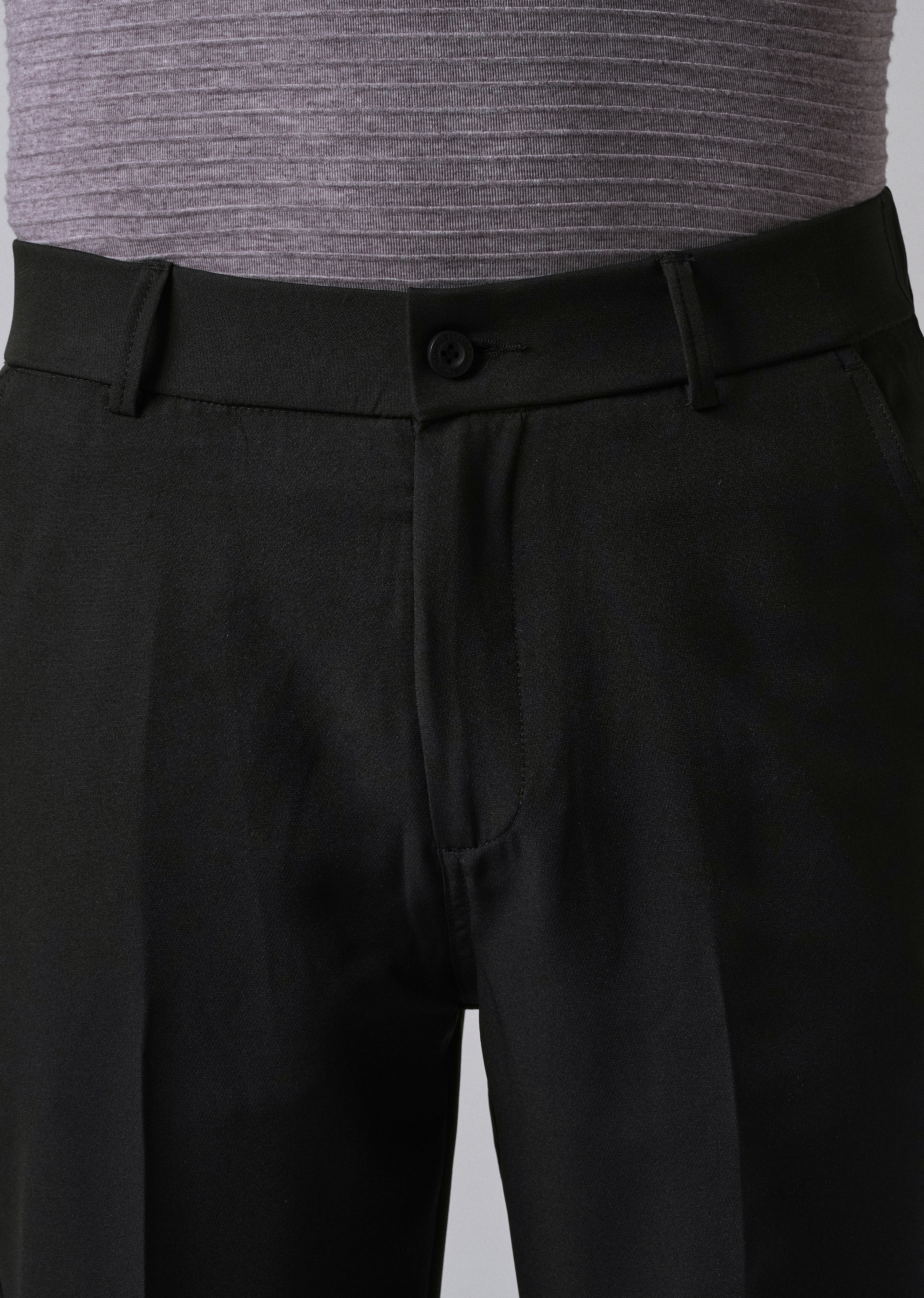 Black Relaxed Fit Trousers - Image 5