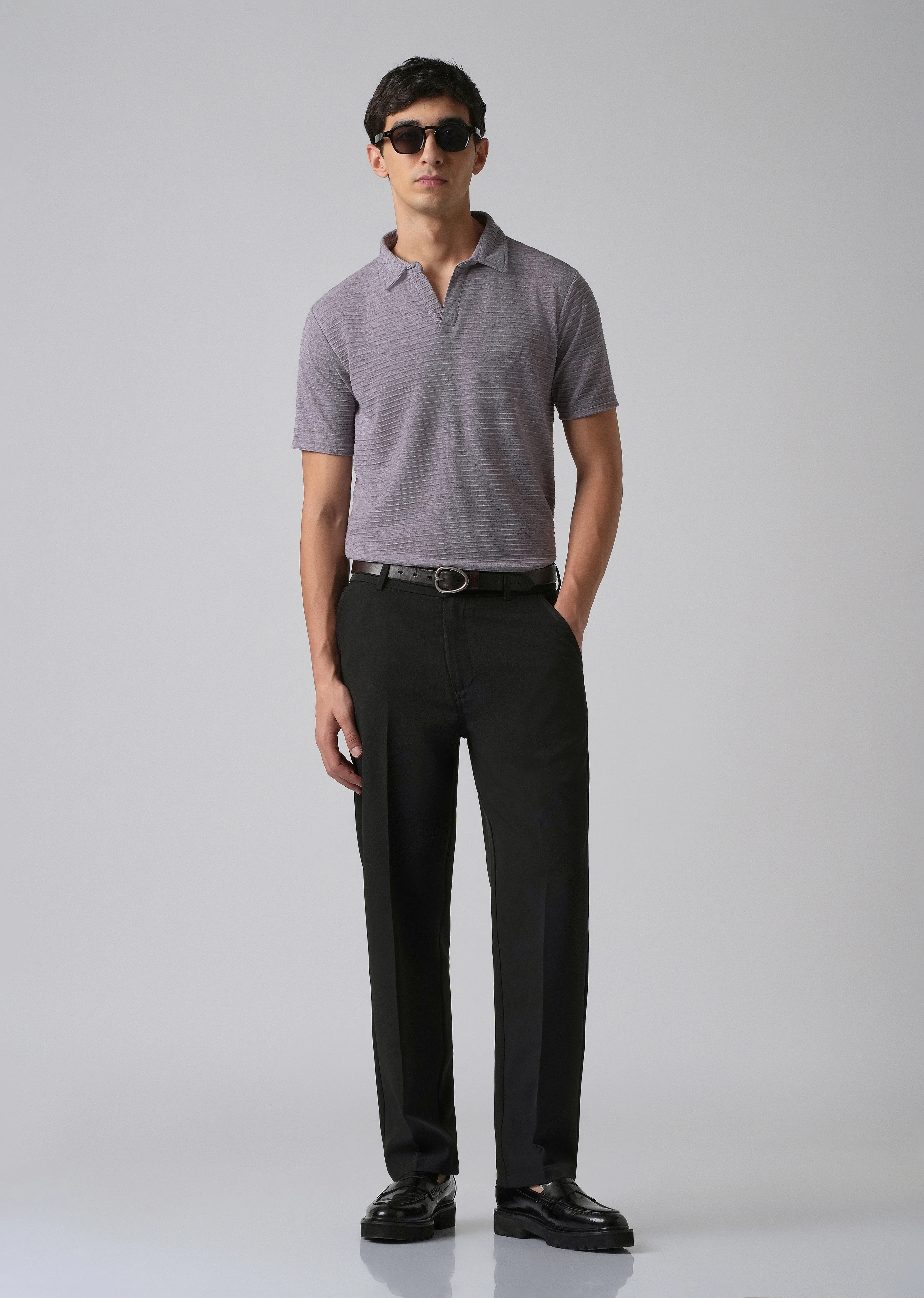 Black Relaxed Fit Trousers - Image 6