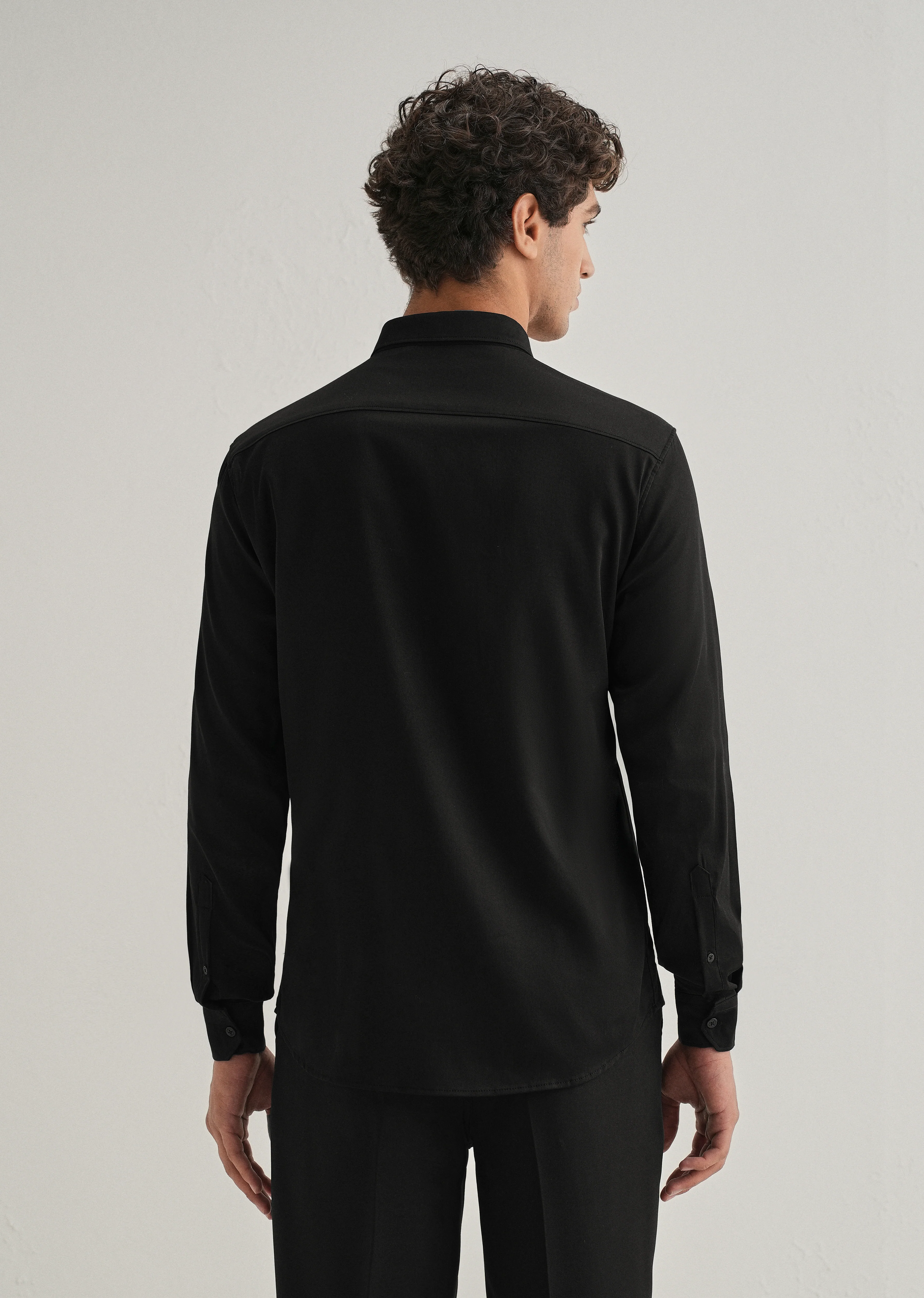 Black Sequence Star Designer Shirt - Image 3