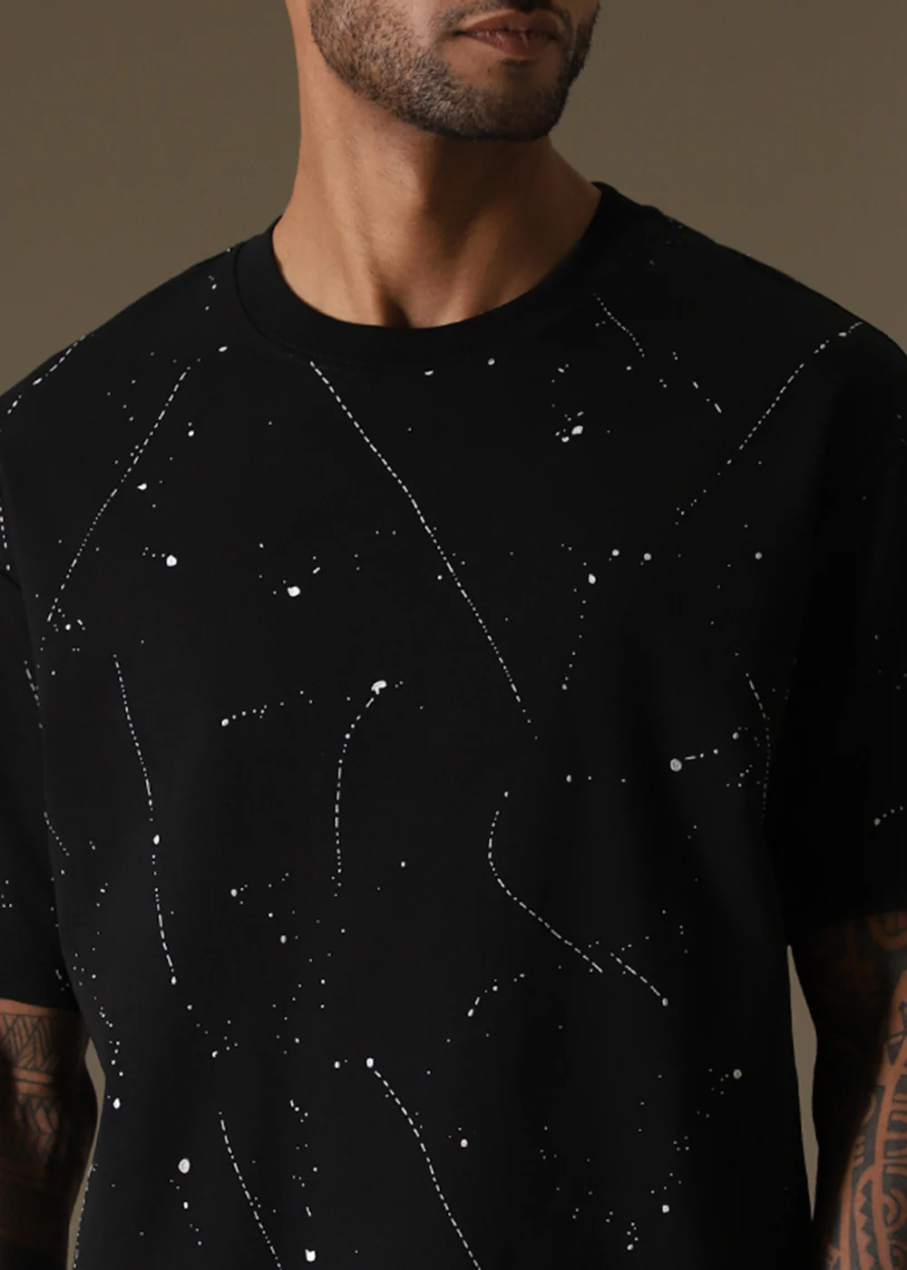 Black Splatter Oversized T-shirt - Image 2