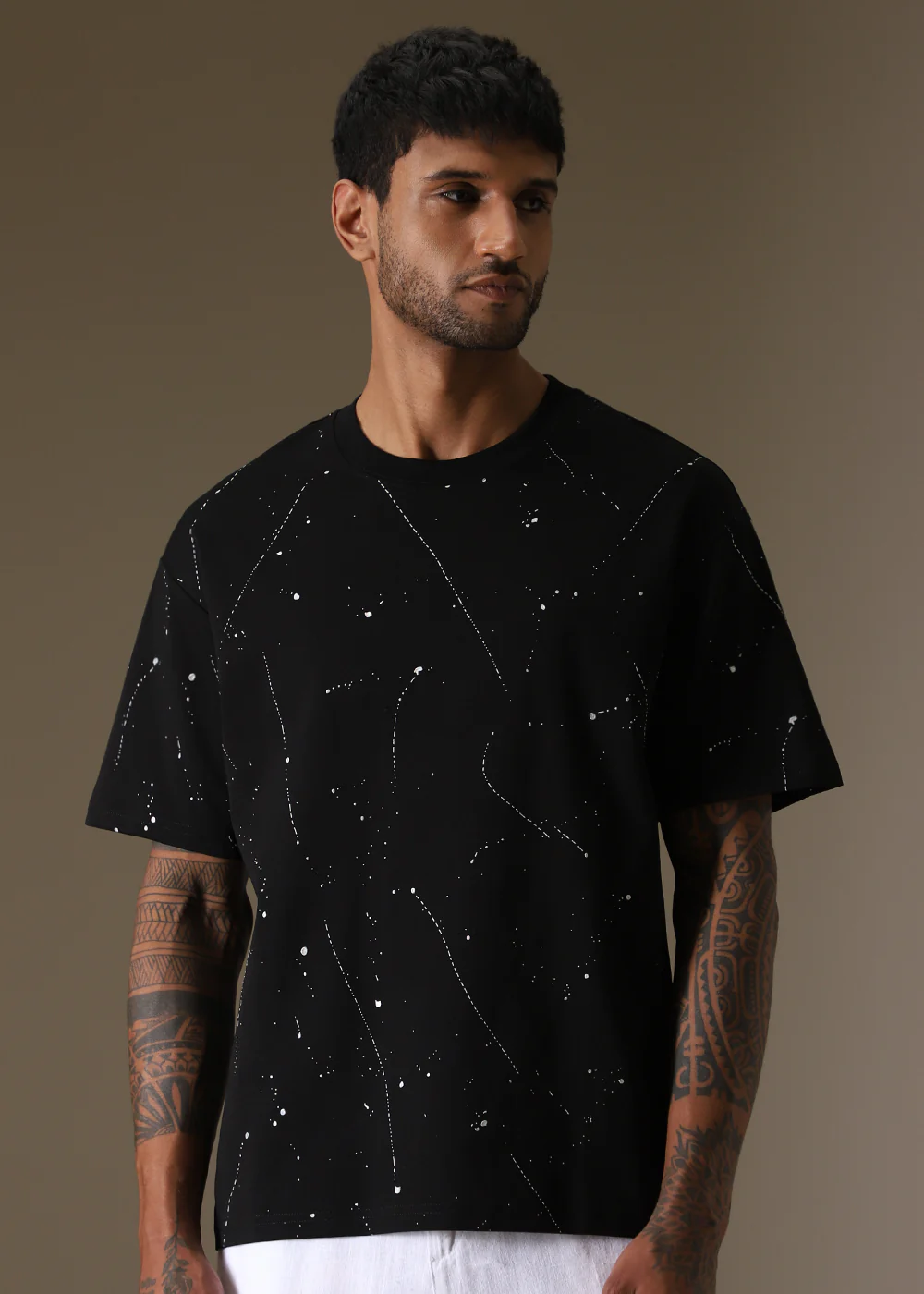 Black Splatter Oversized T-shirt - Image 3