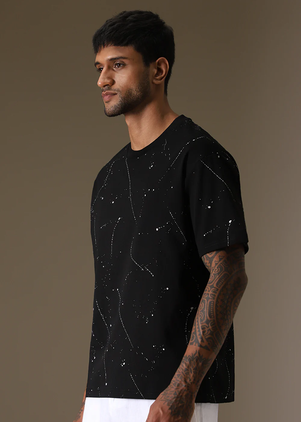Black Splatter Oversized T-shirt - Image 5