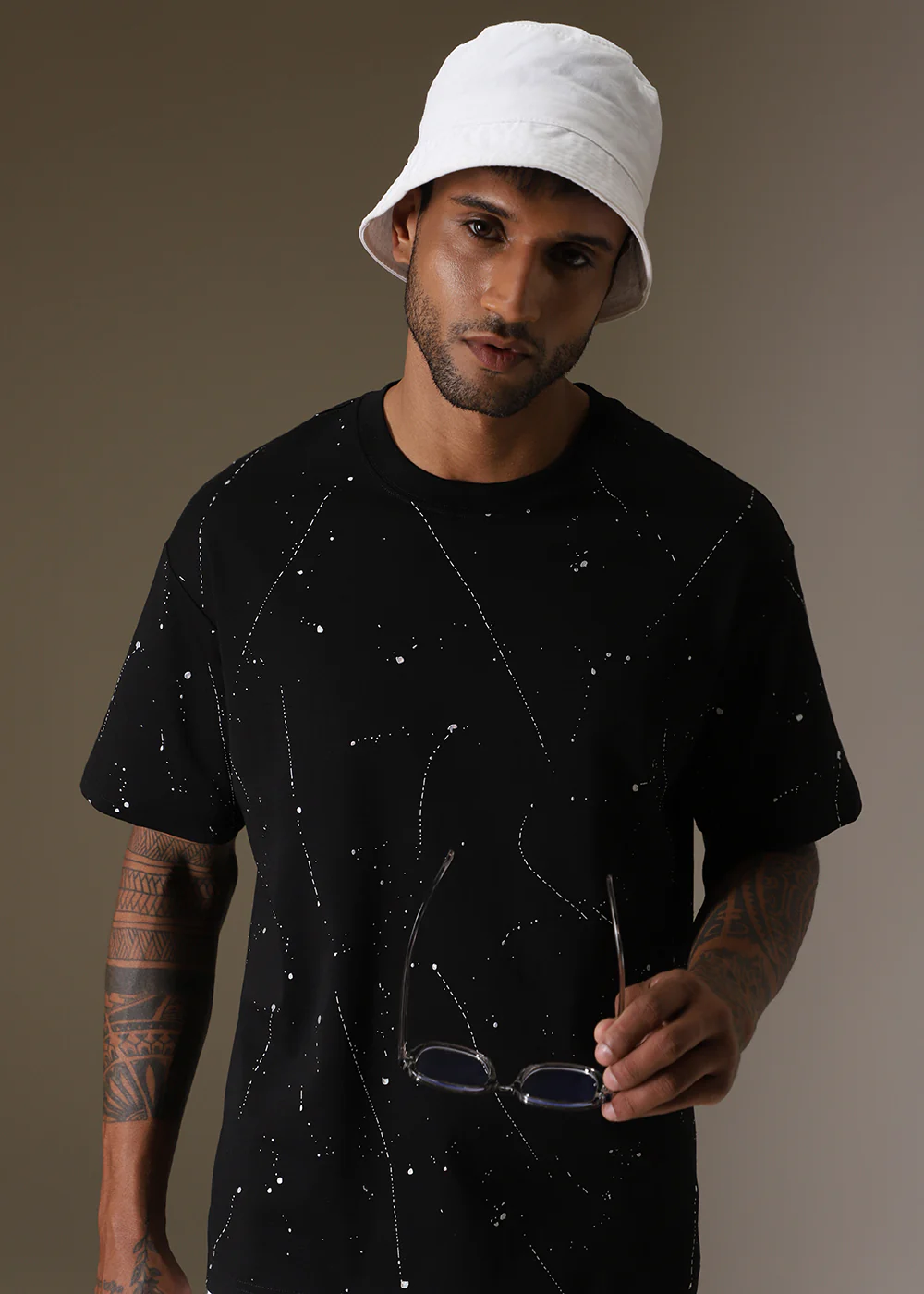Black Splatter Oversized T-shirt - Image 6