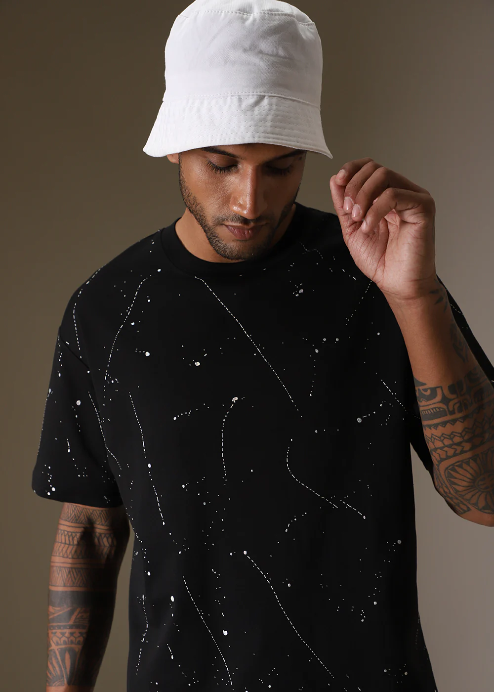 Black Splatter Oversized T-shirt - Image 7