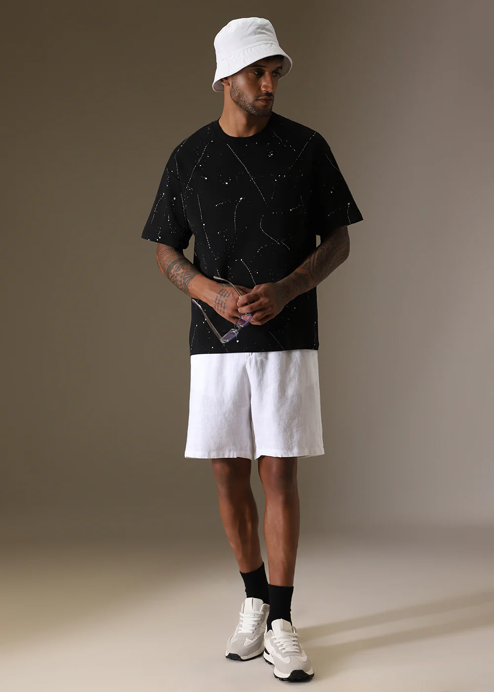 Black Splatter Oversized T-shirt - Image 8