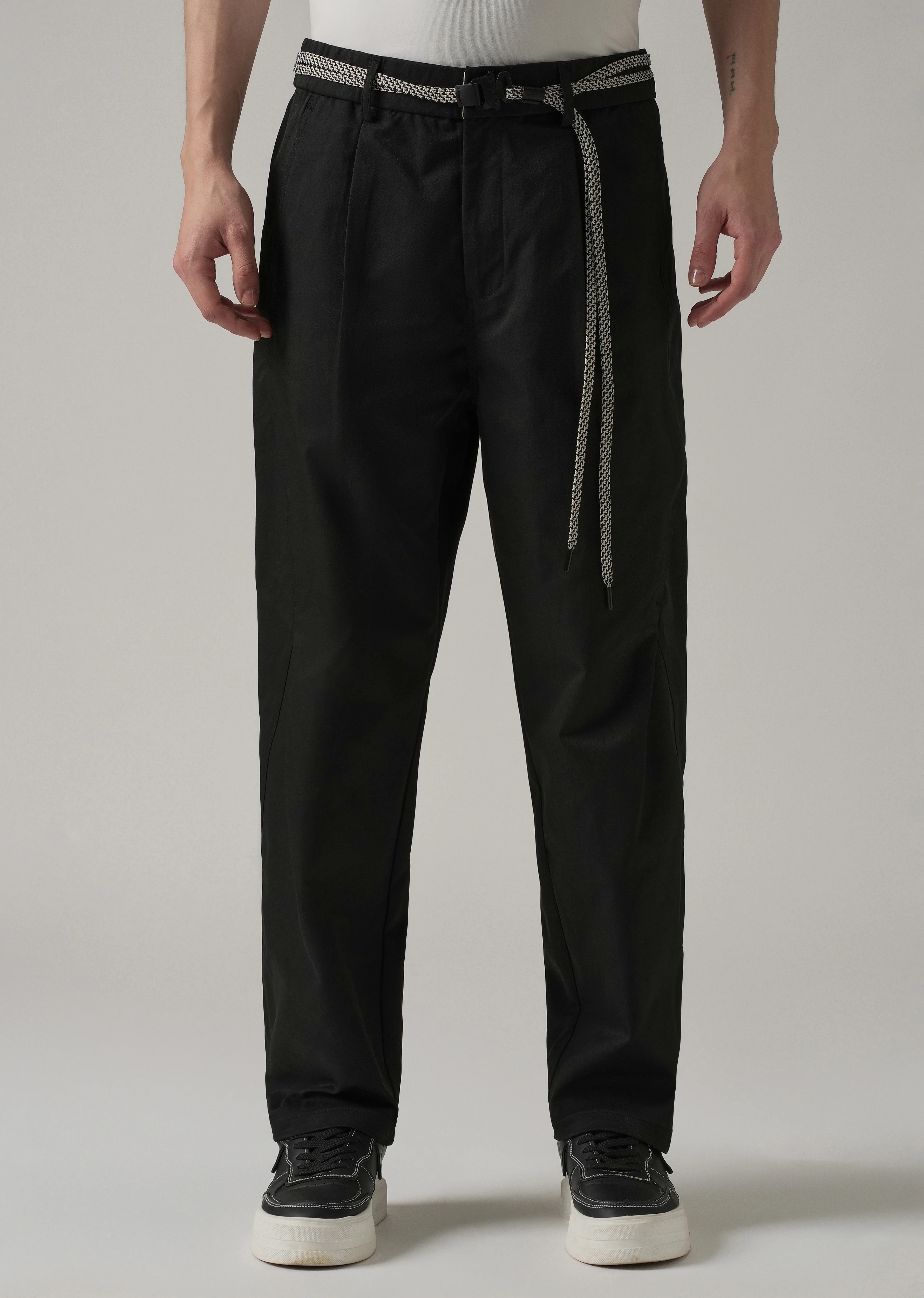 Black Stone Wash Pant - Image 3