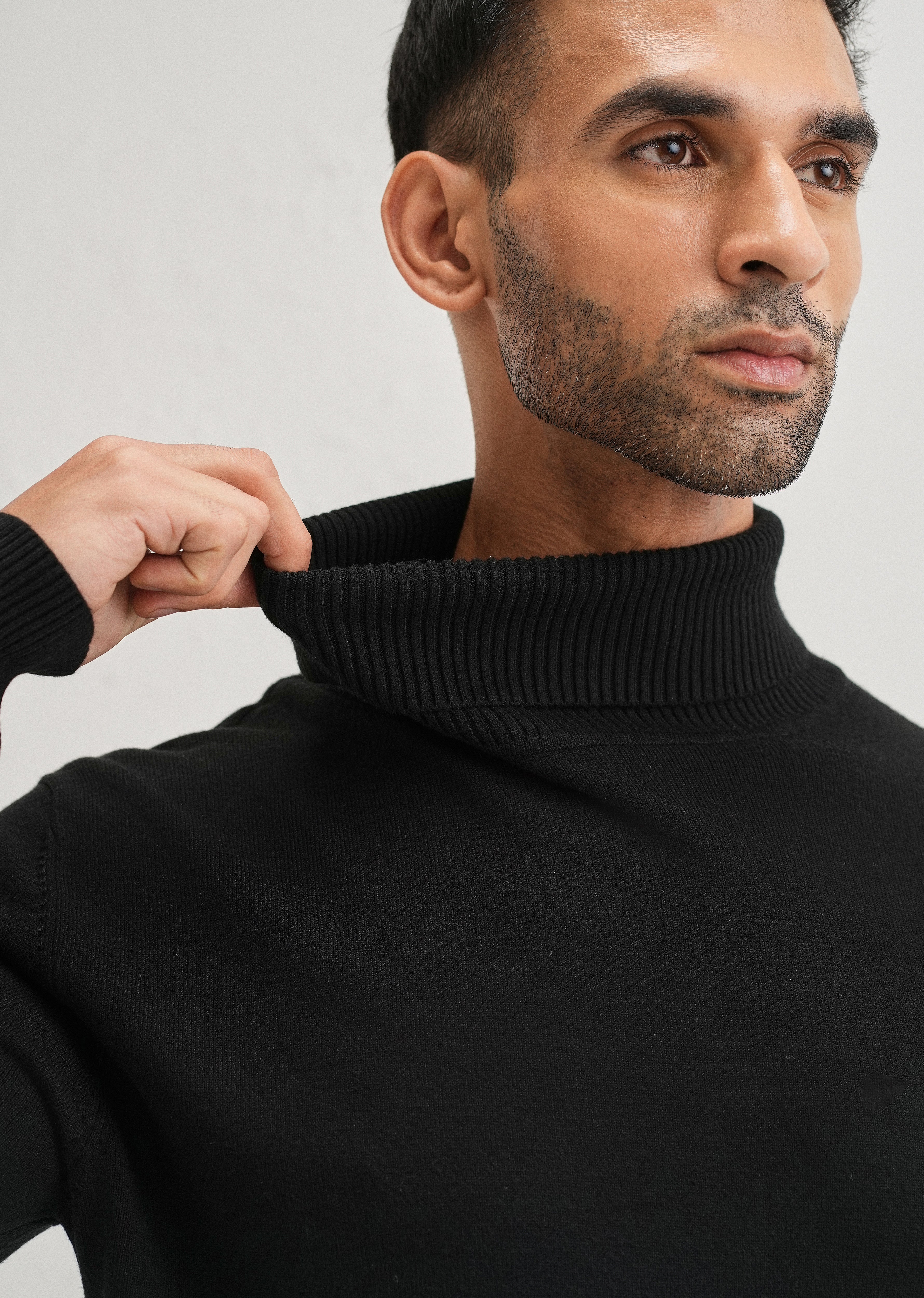 Black Turtle-Neck Sweater - Image 5