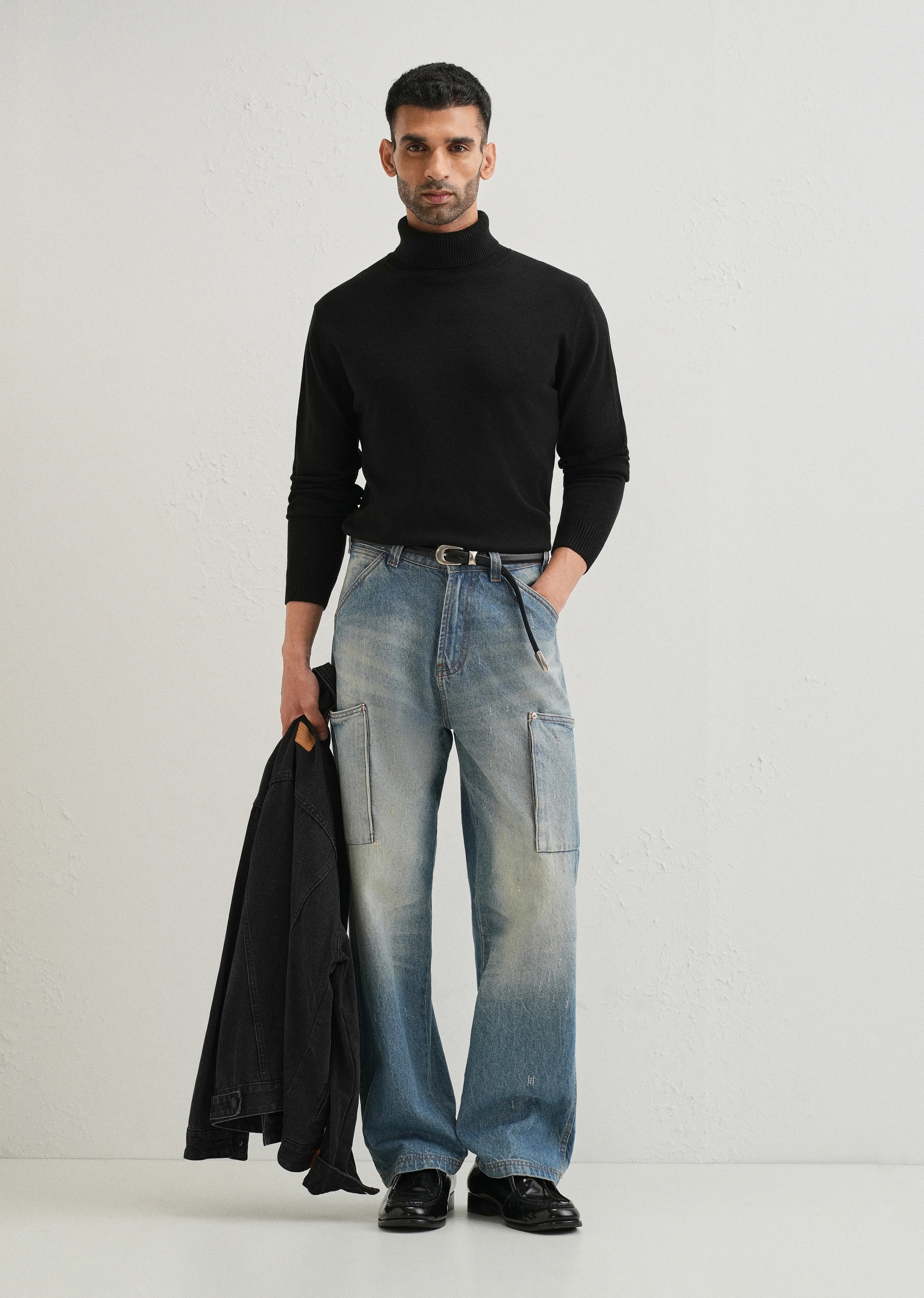 Black Turtle-Neck Sweater - Image 6