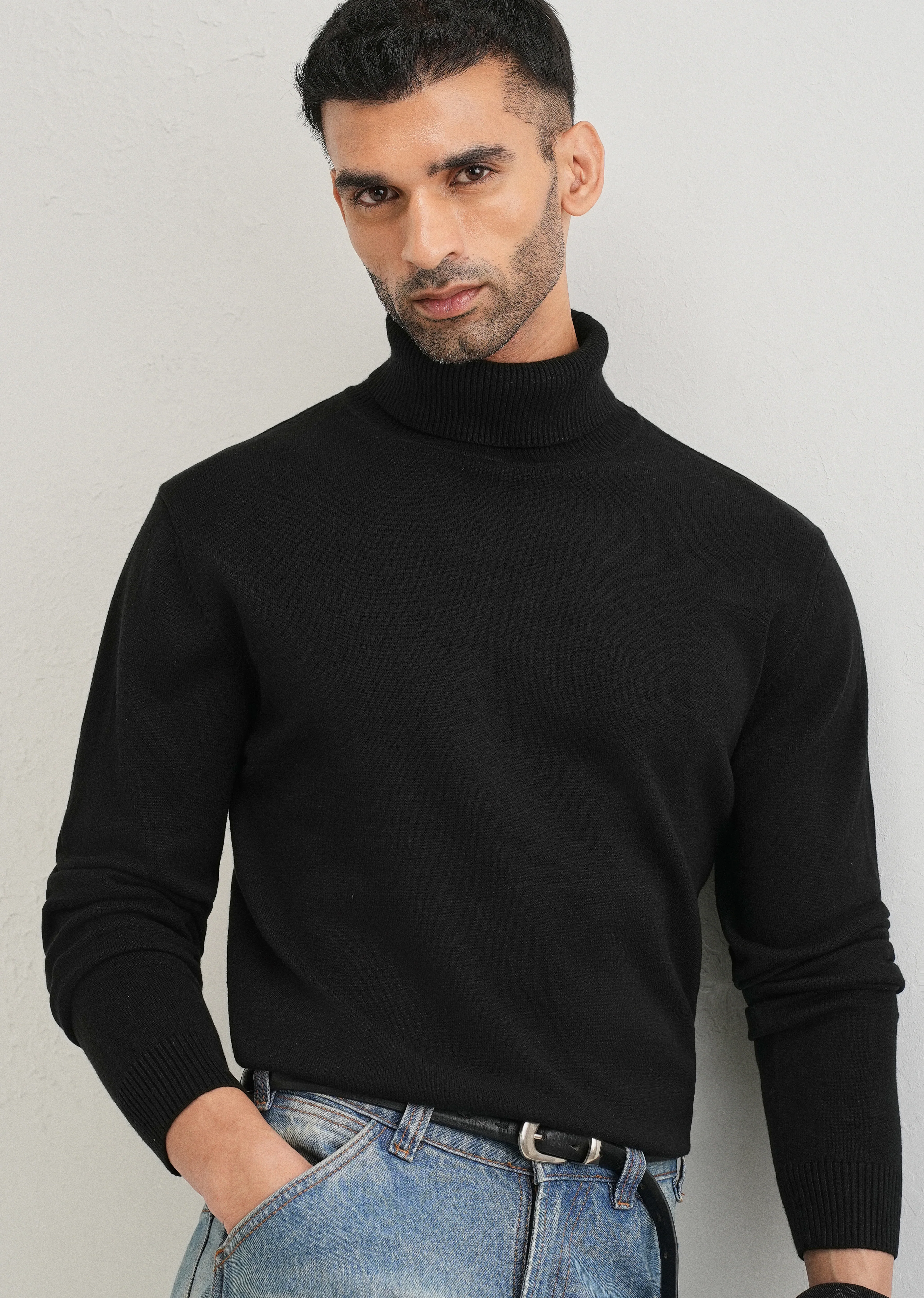 Black Turtle-Neck Sweater - Image 7