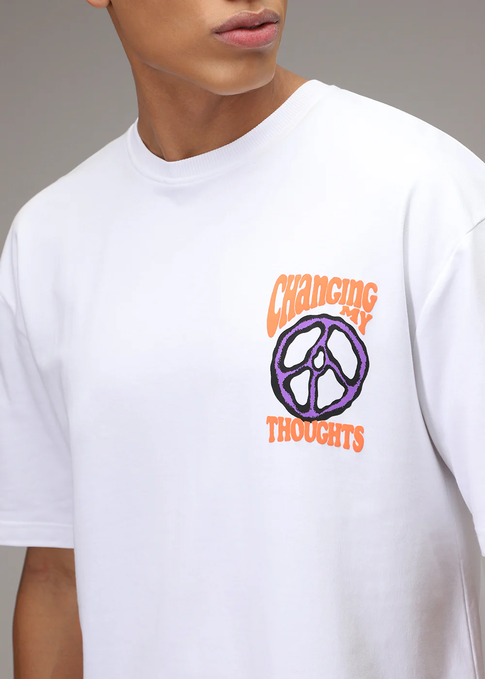 Blanched White Oversized T-Shirt - Image 2