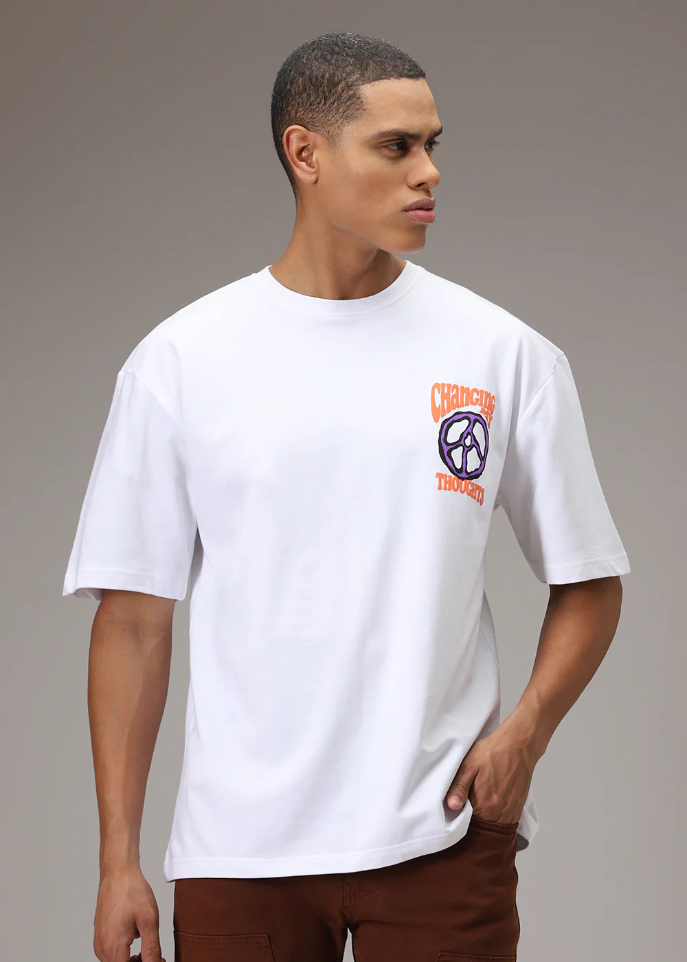 Blanched White Oversized T-Shirt - Image 3