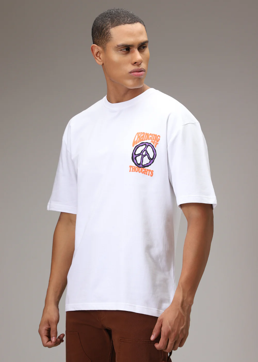 Blanched White Oversized T-Shirt - Image 4