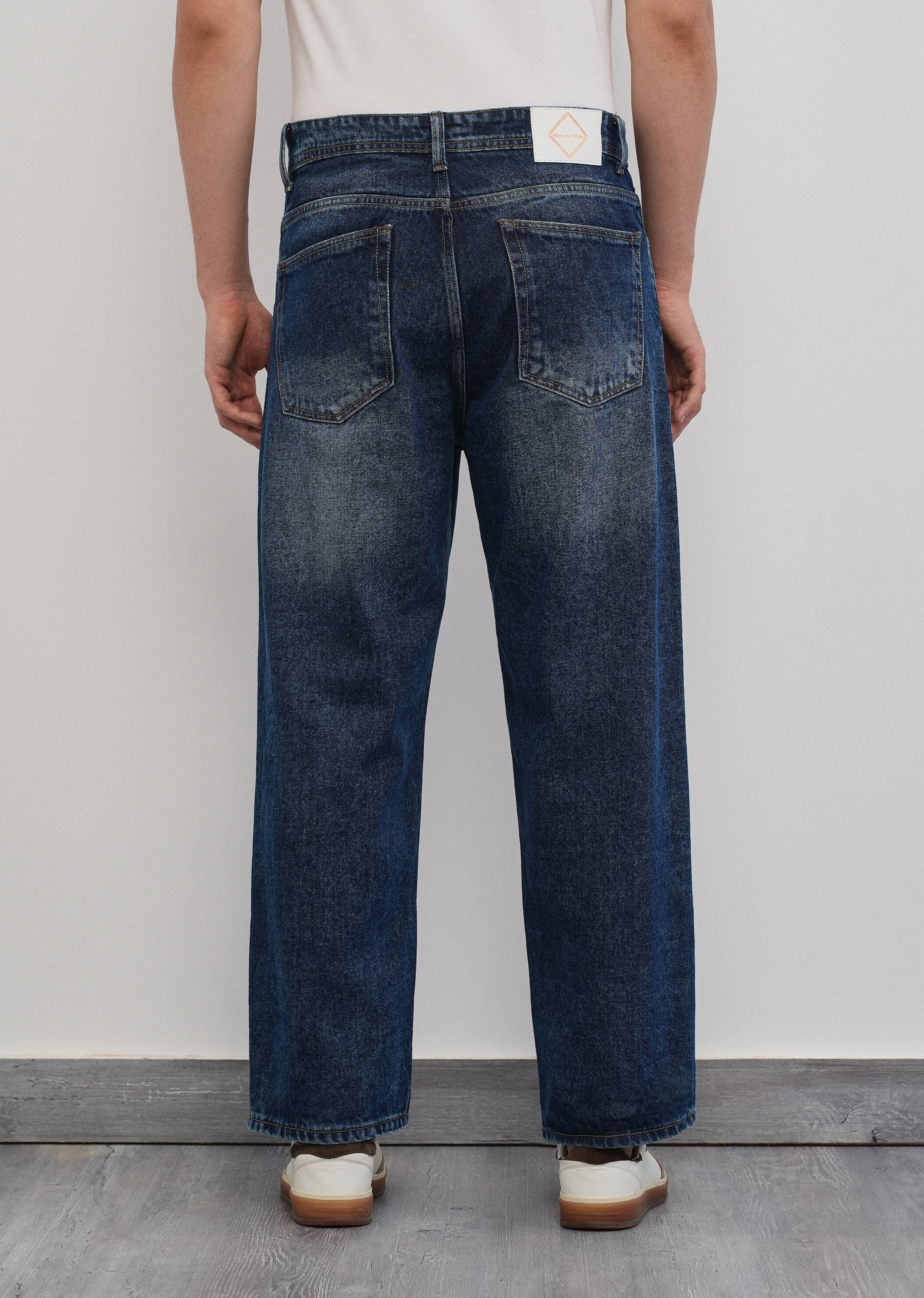Blue Drift Wash Baggy Fit Jeans - Image 2