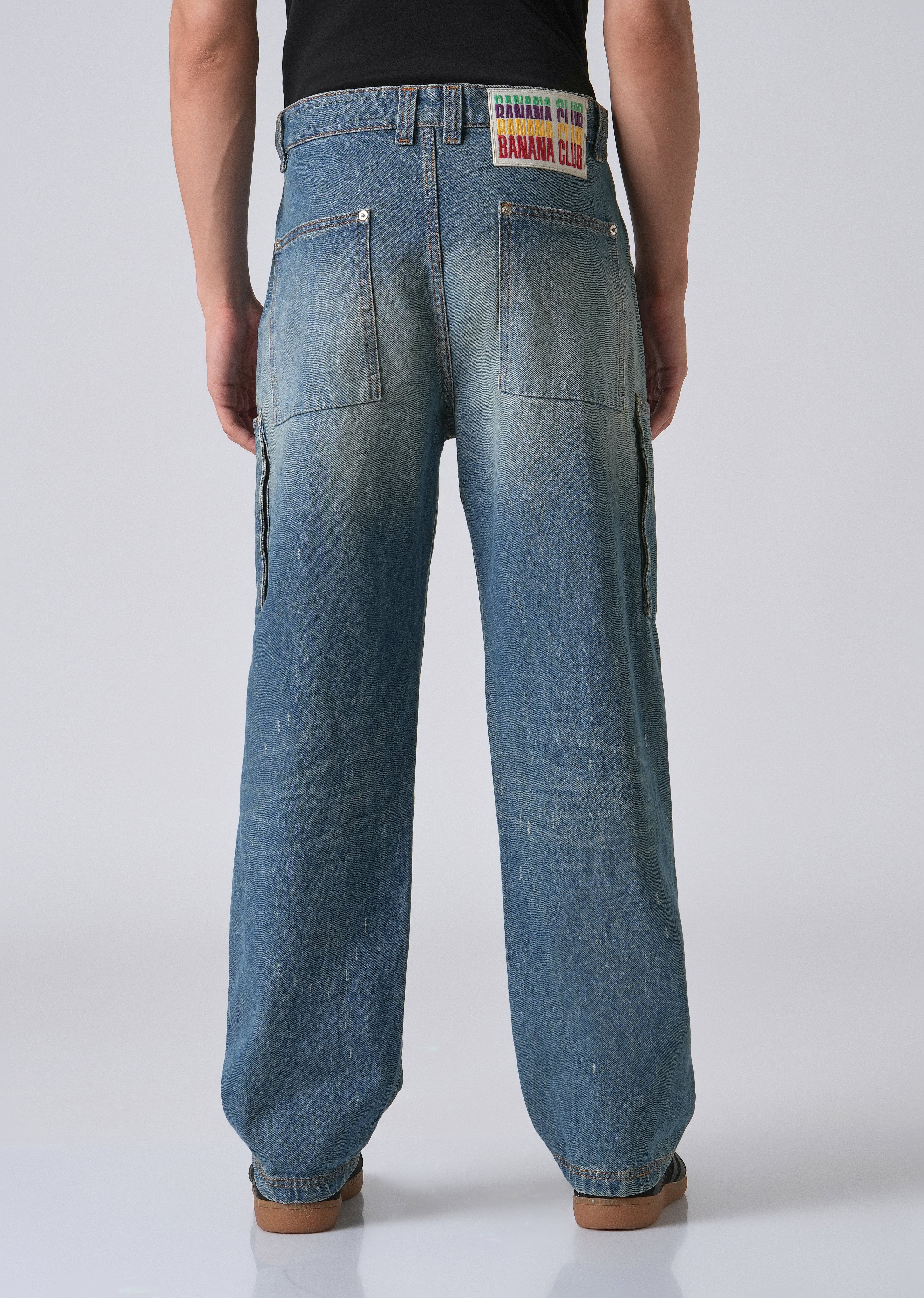 Blue Fade Baggy Fit Denim - Image 2