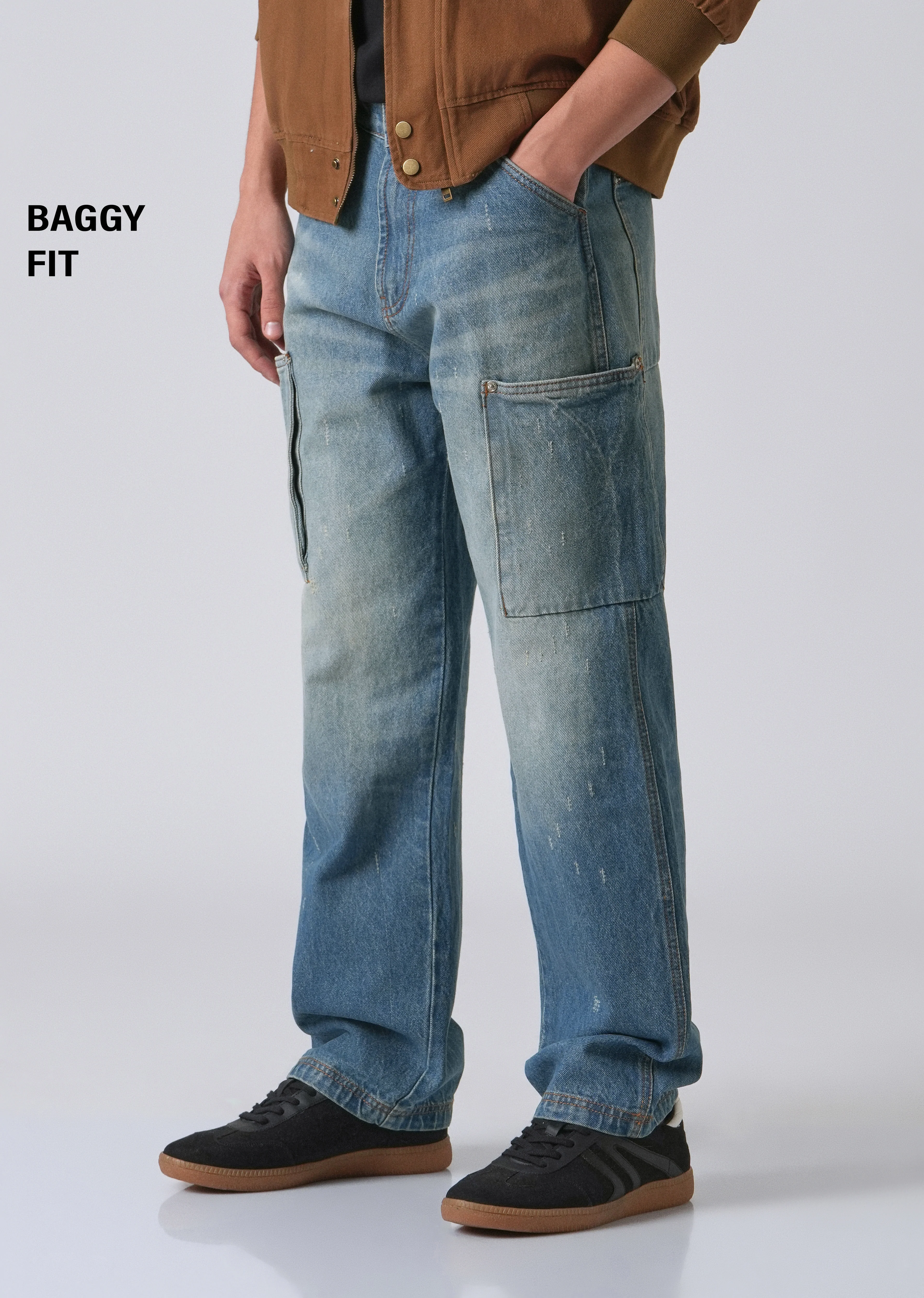 Blue Fade Baggy Fit Denim - Image 7