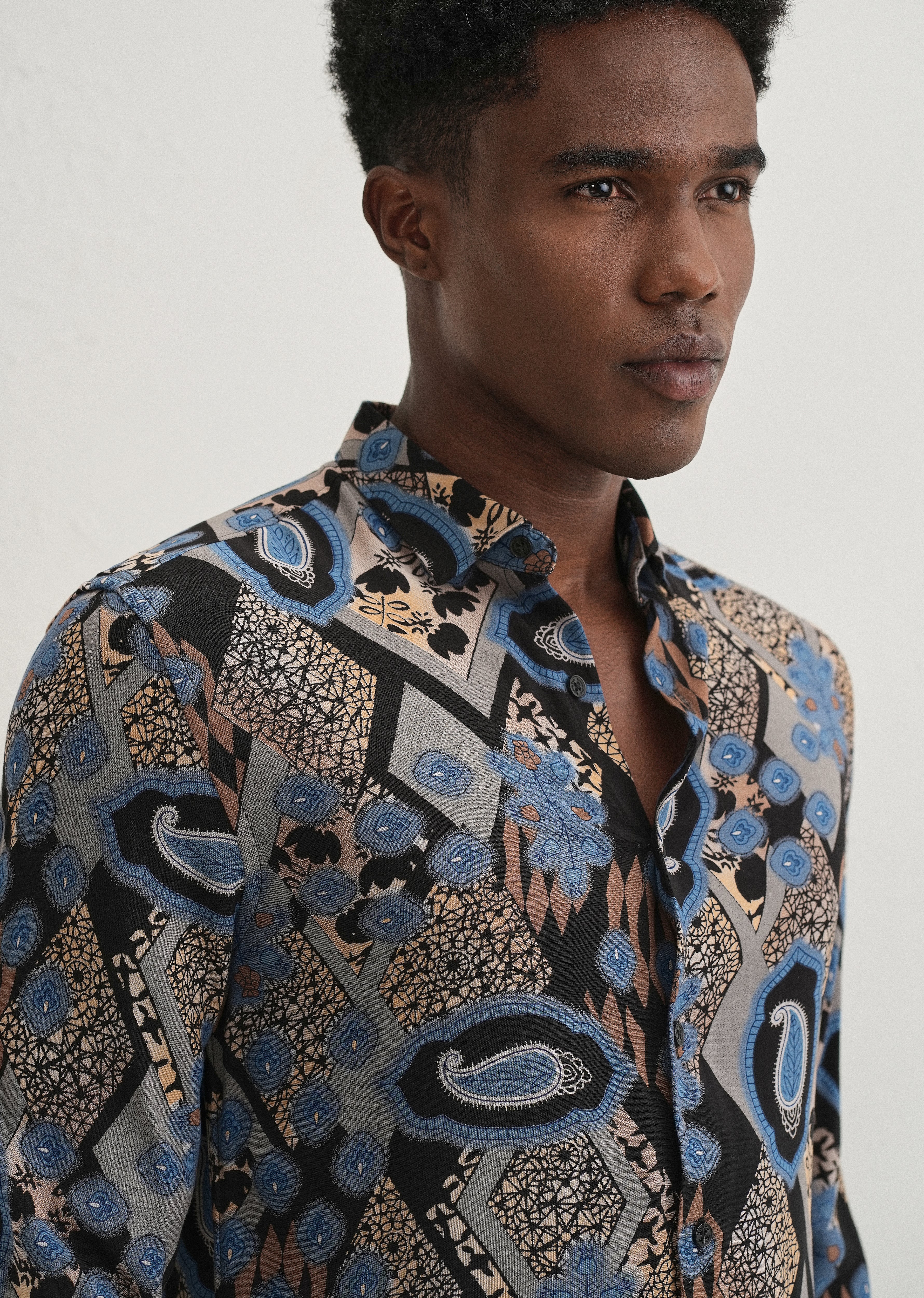 Blue Feather Shirt - Image 2