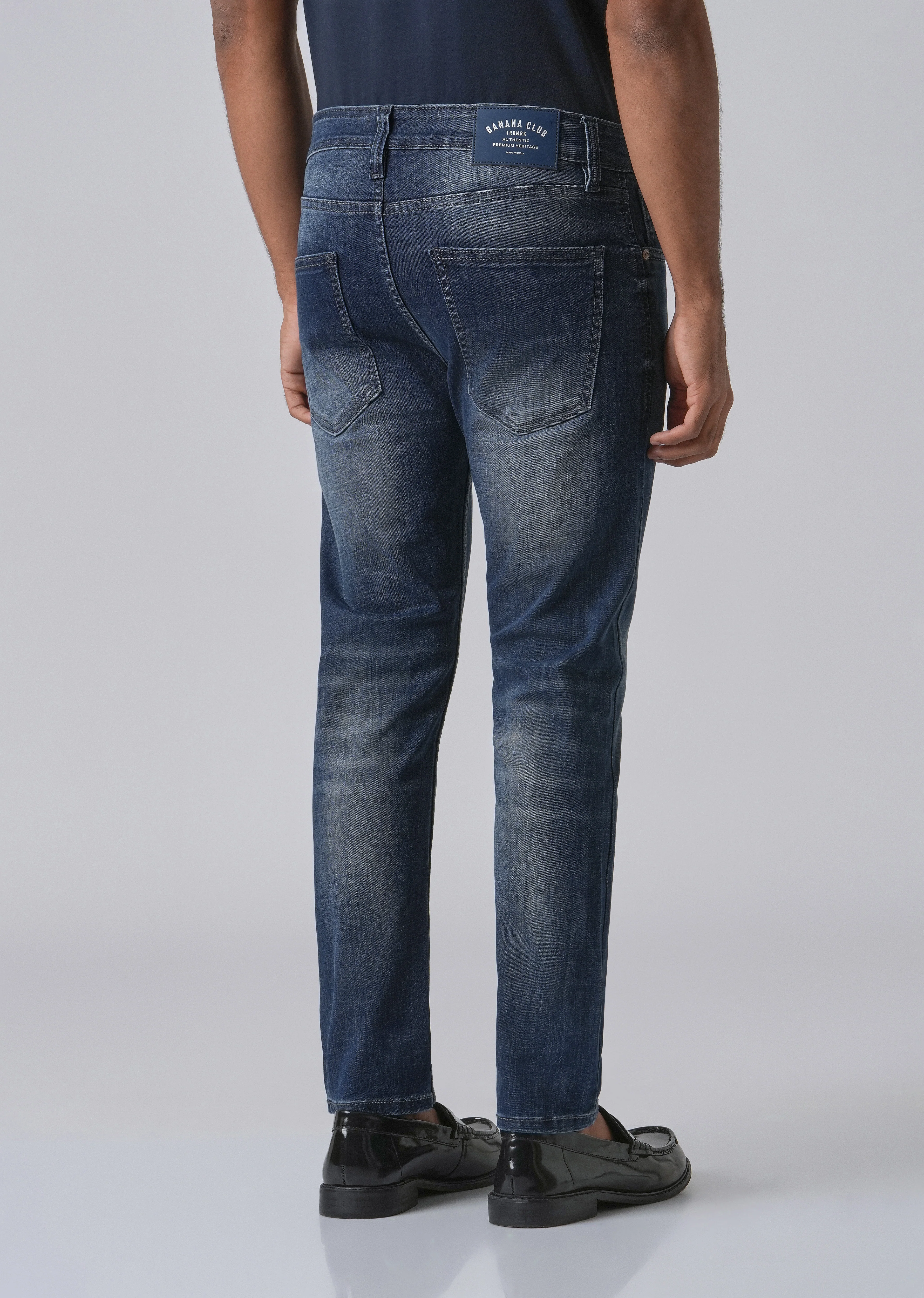 Blue Low fade Slim Fit Jeans - Image 2