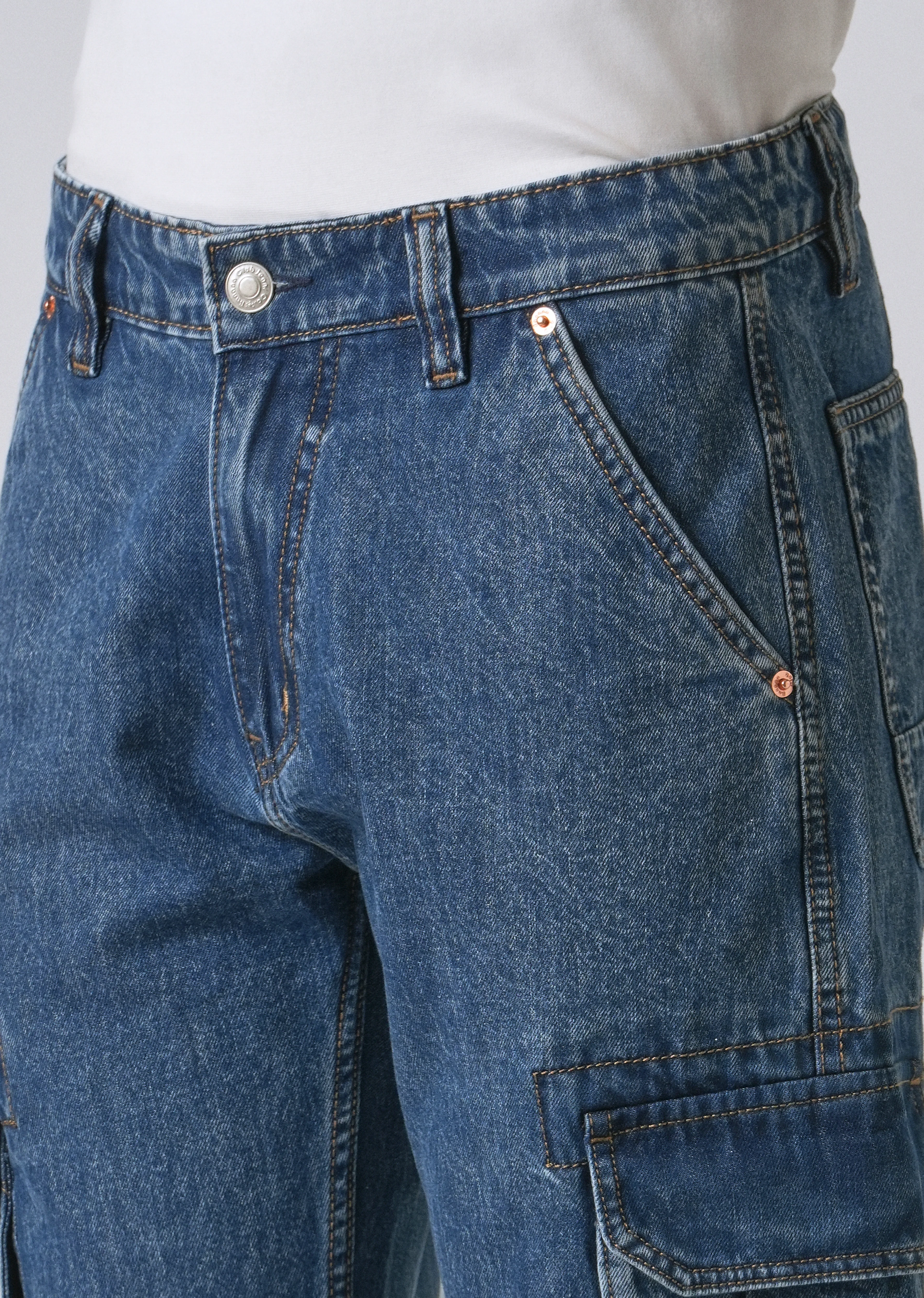 Blue Sapphire Baggy Denim - Image 5