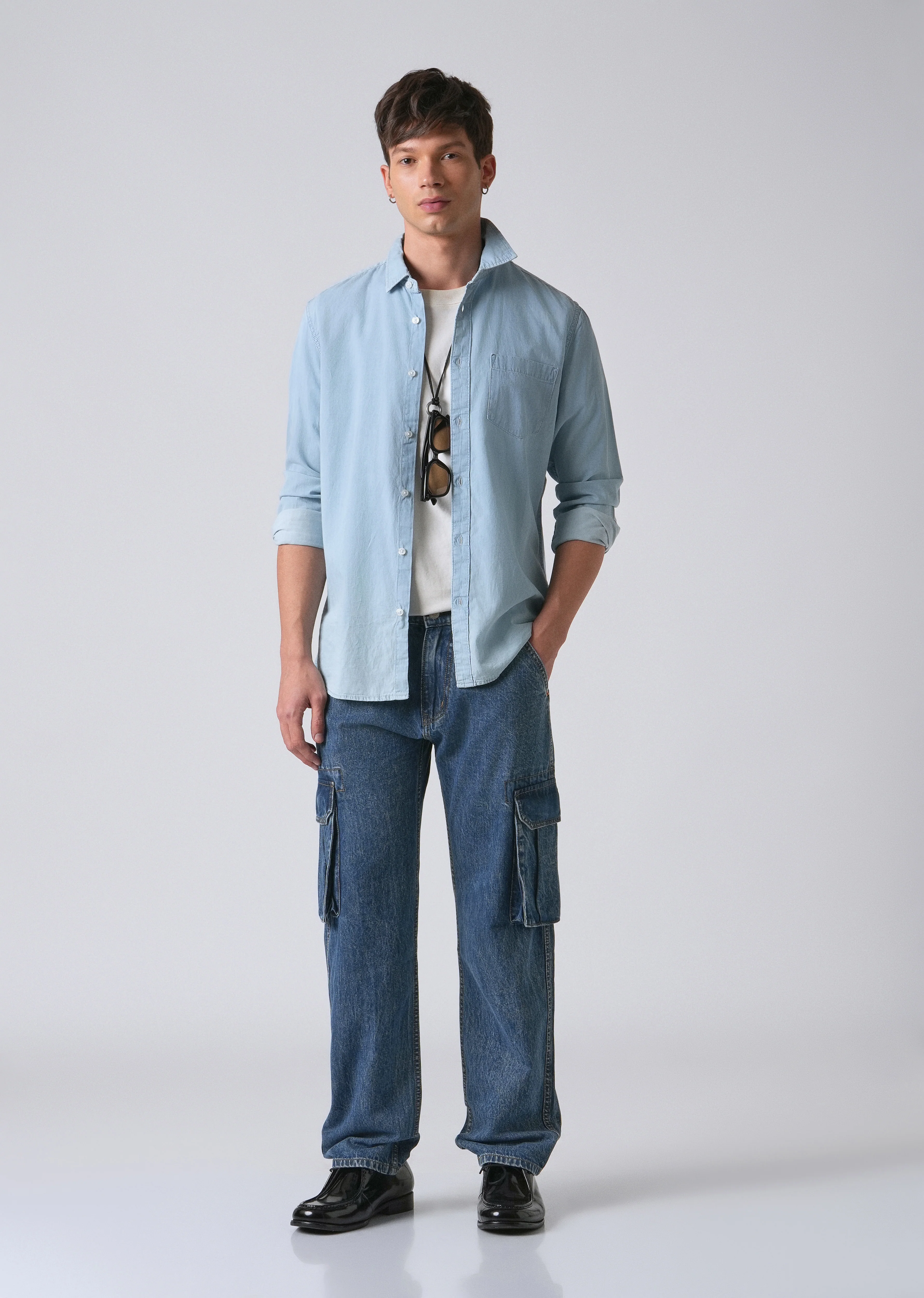 Blue Sapphire Baggy Denim - Image 6