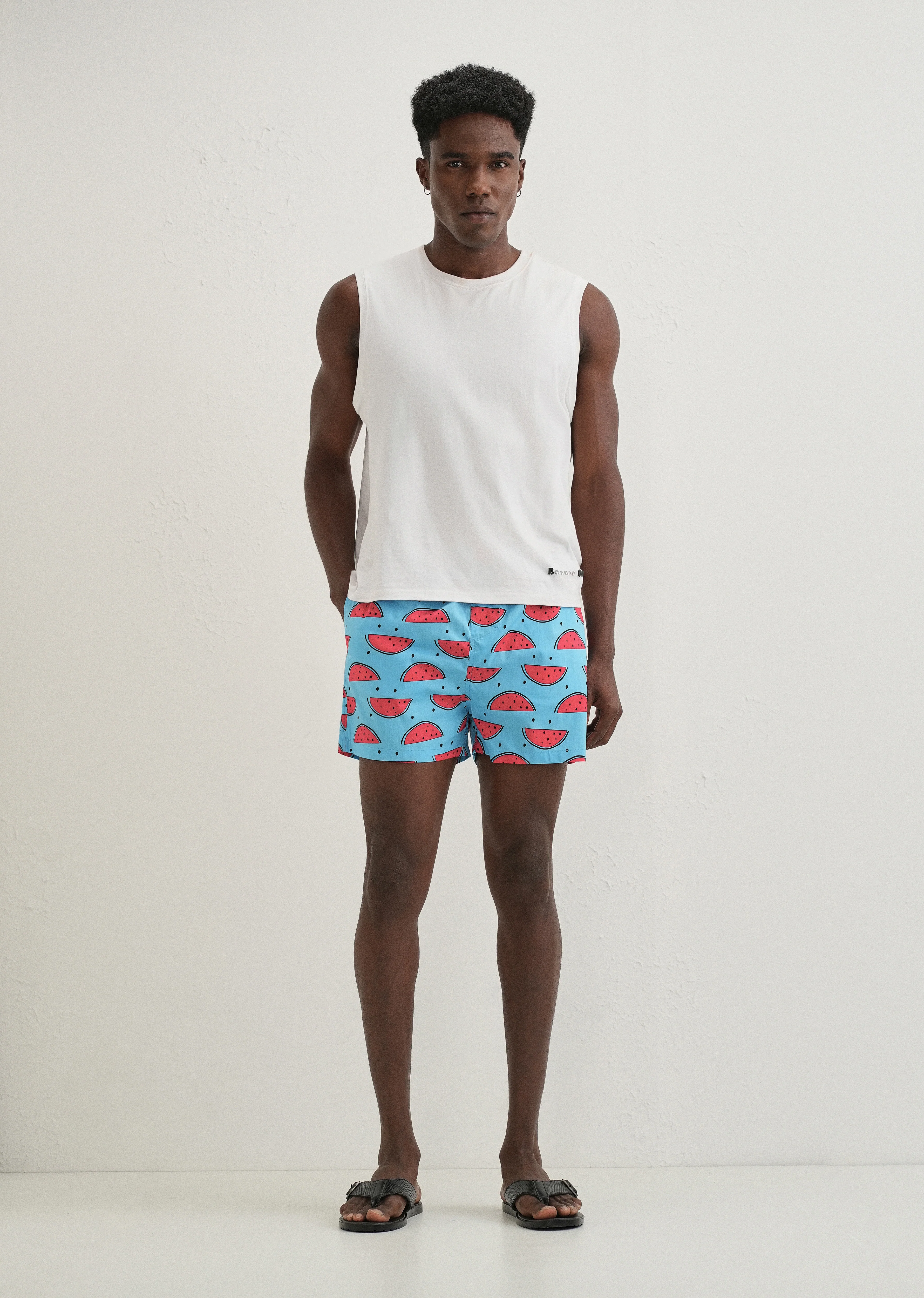 Blue Watermelon Printed Boxer - Image 6