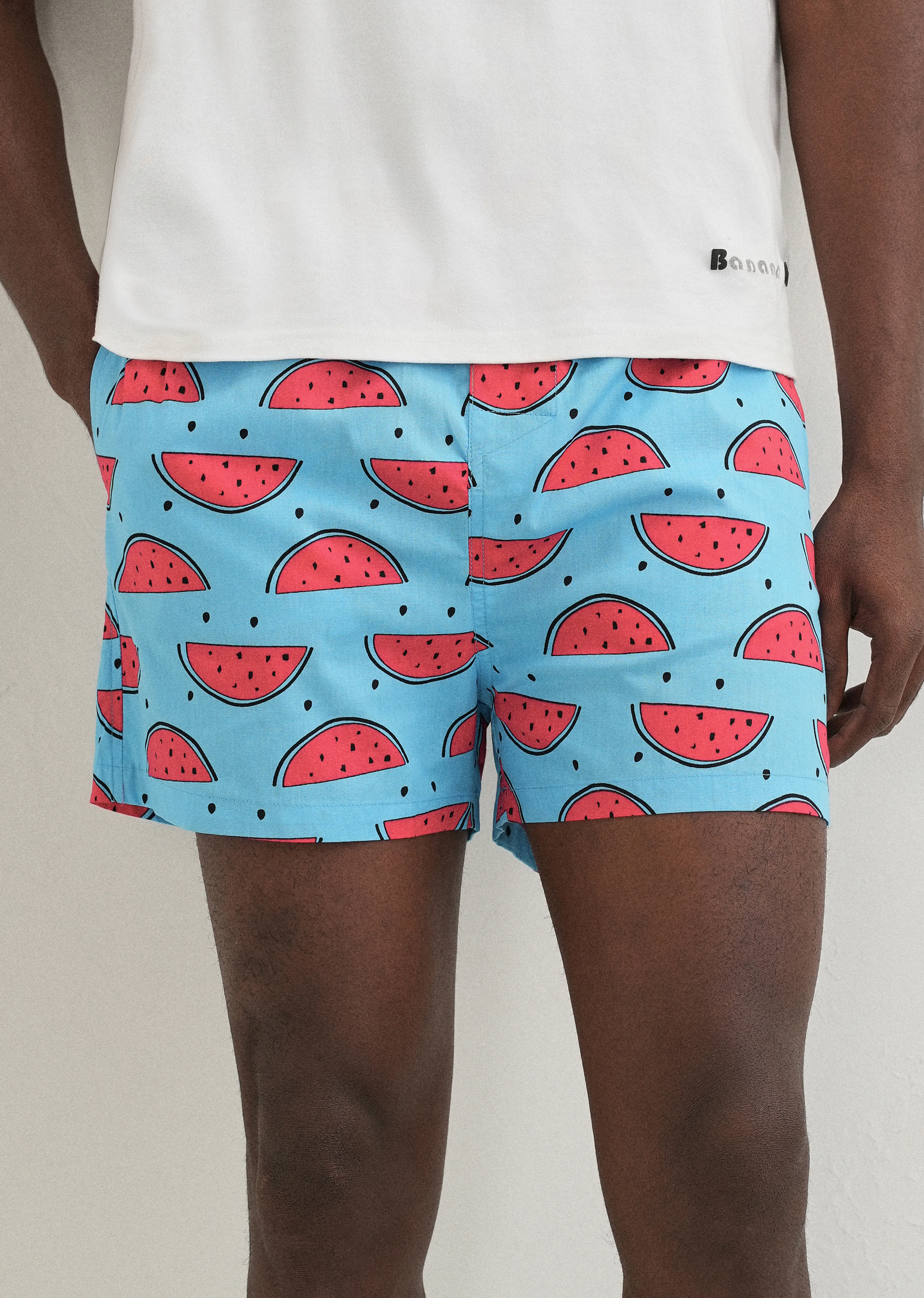 Blue Watermelon Printed Boxer - Image 7