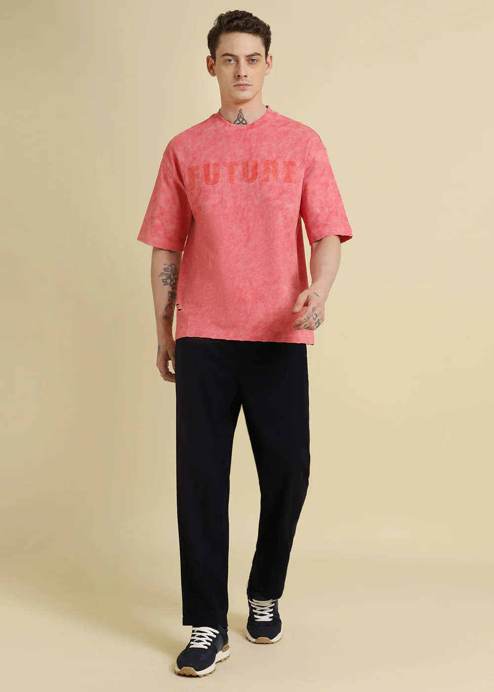 Blush Wash Oversized T-shirt - Image 6