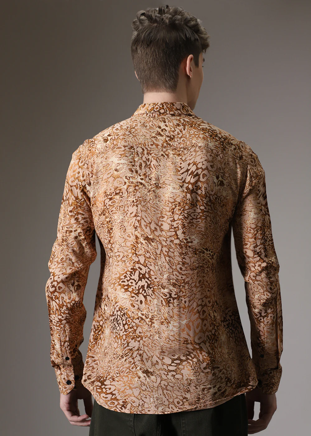 Boa Brown Feather Shirt - Image 4