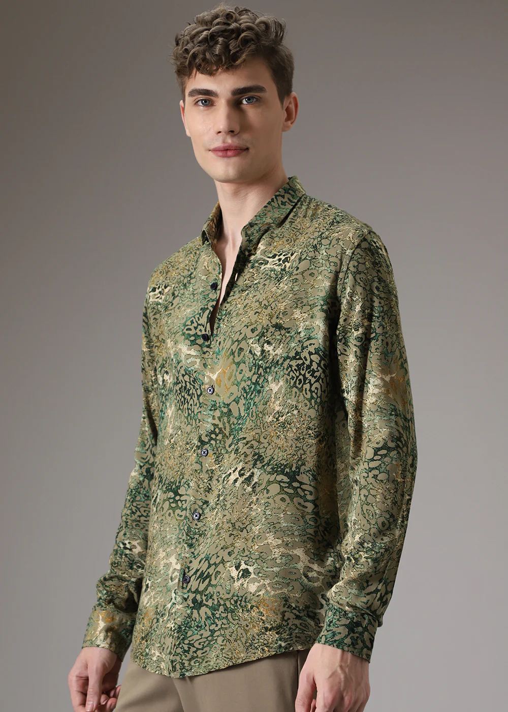 Boa Green Feather Shirt - Image 5