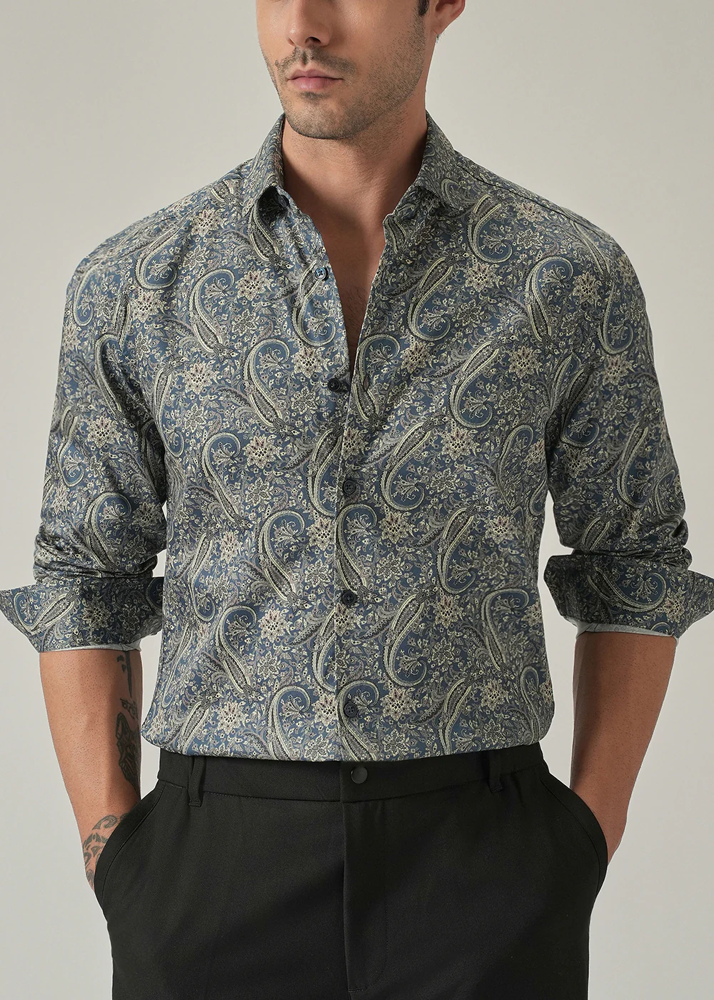 Bohemian Paisley Print Shirt - Image 7