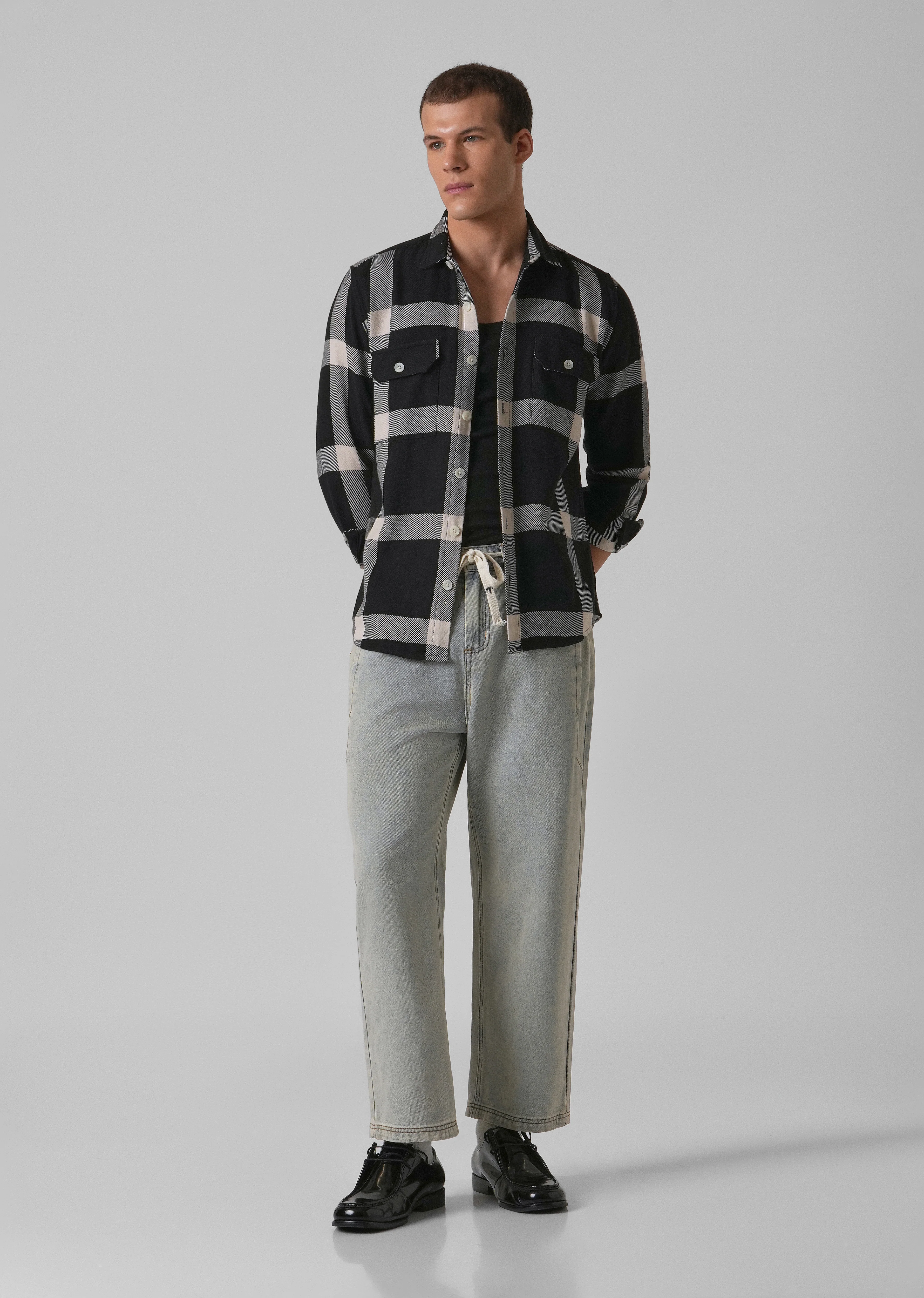 Bold Classic Brushed Cotton Check Shirt - Image 6