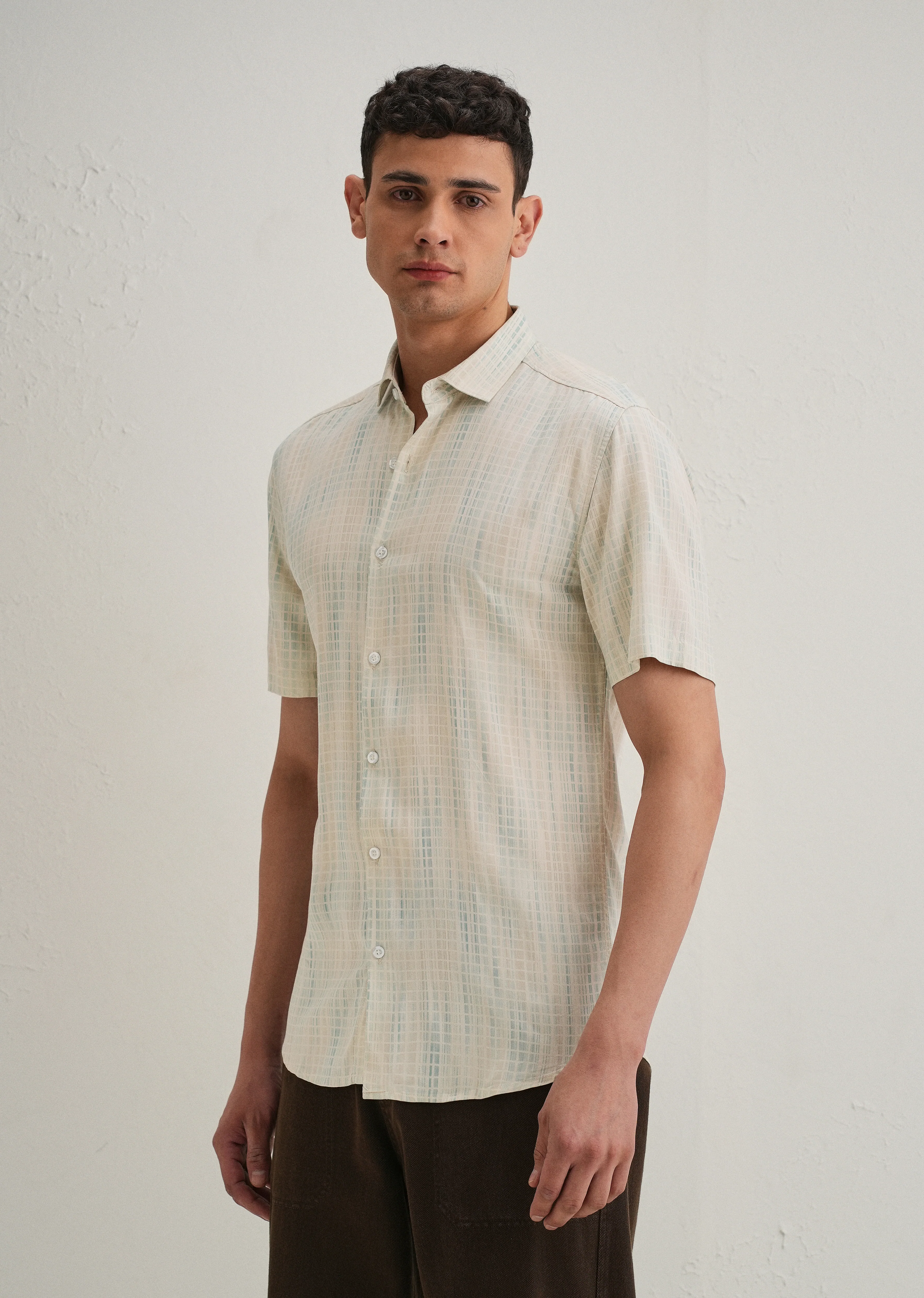 Broken Blue Stripe Shirt - Image 4