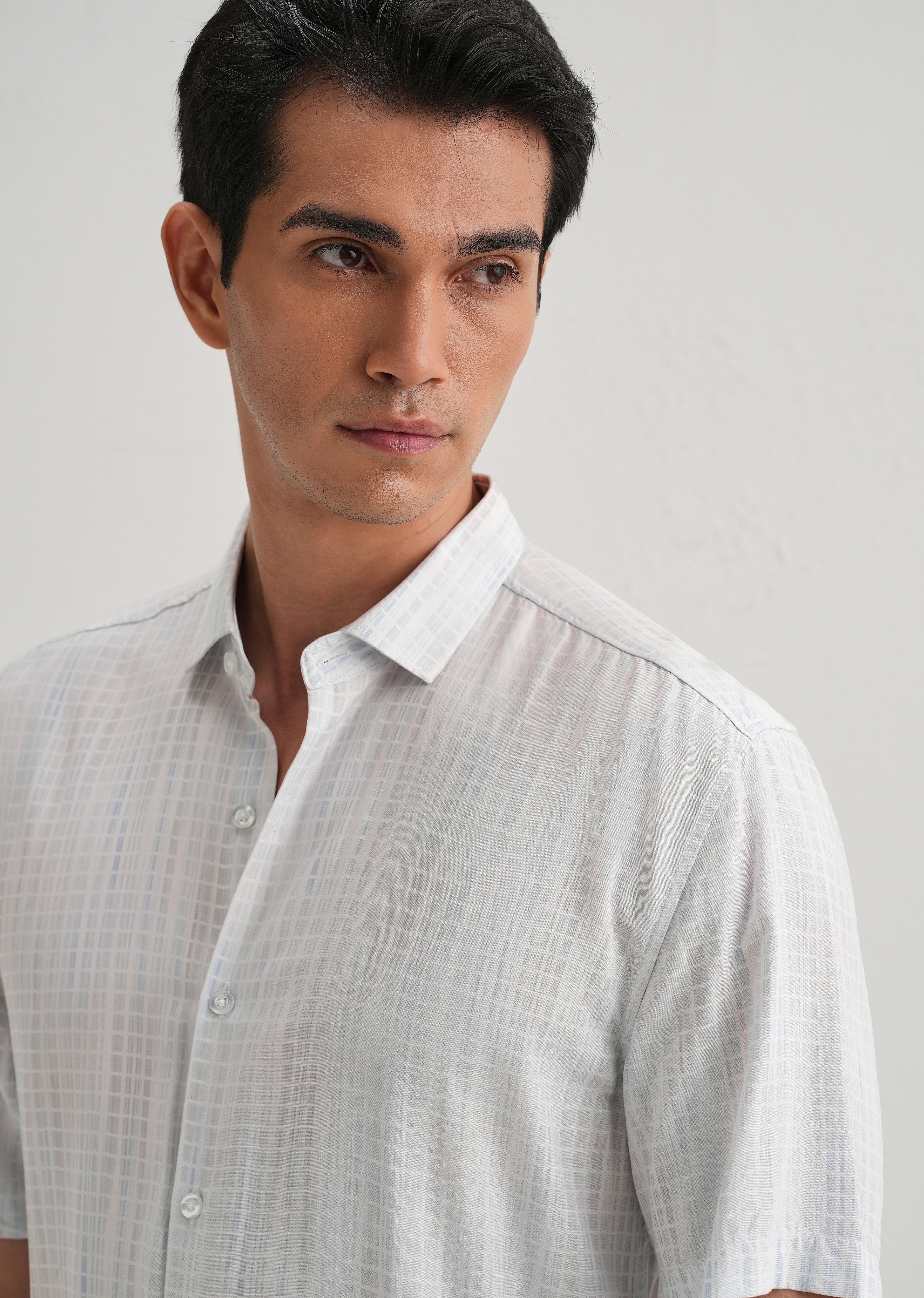 Broken Light Blue Stripe Shirt - Image 5