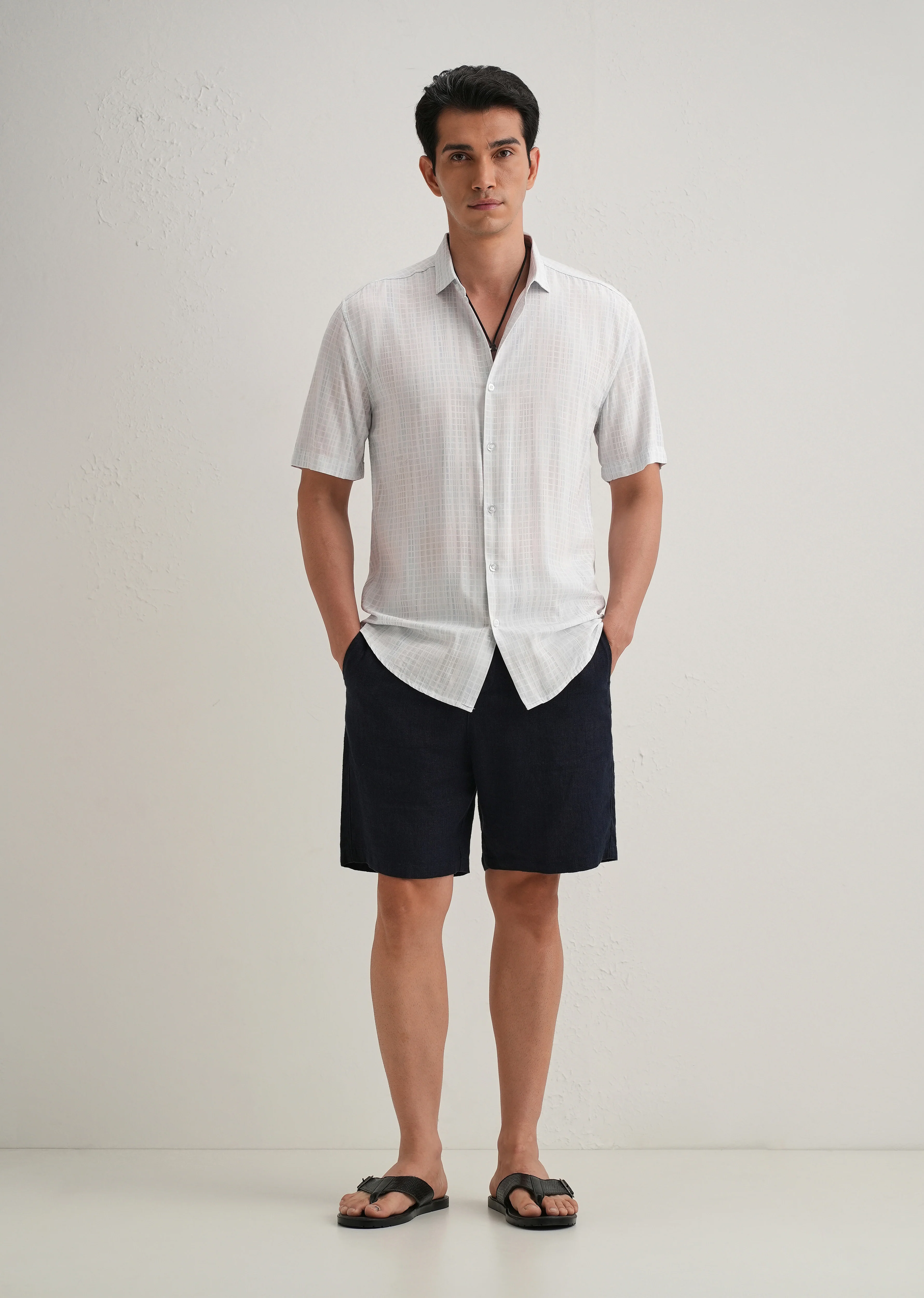 Broken Light Blue Stripe Shirt - Image 6