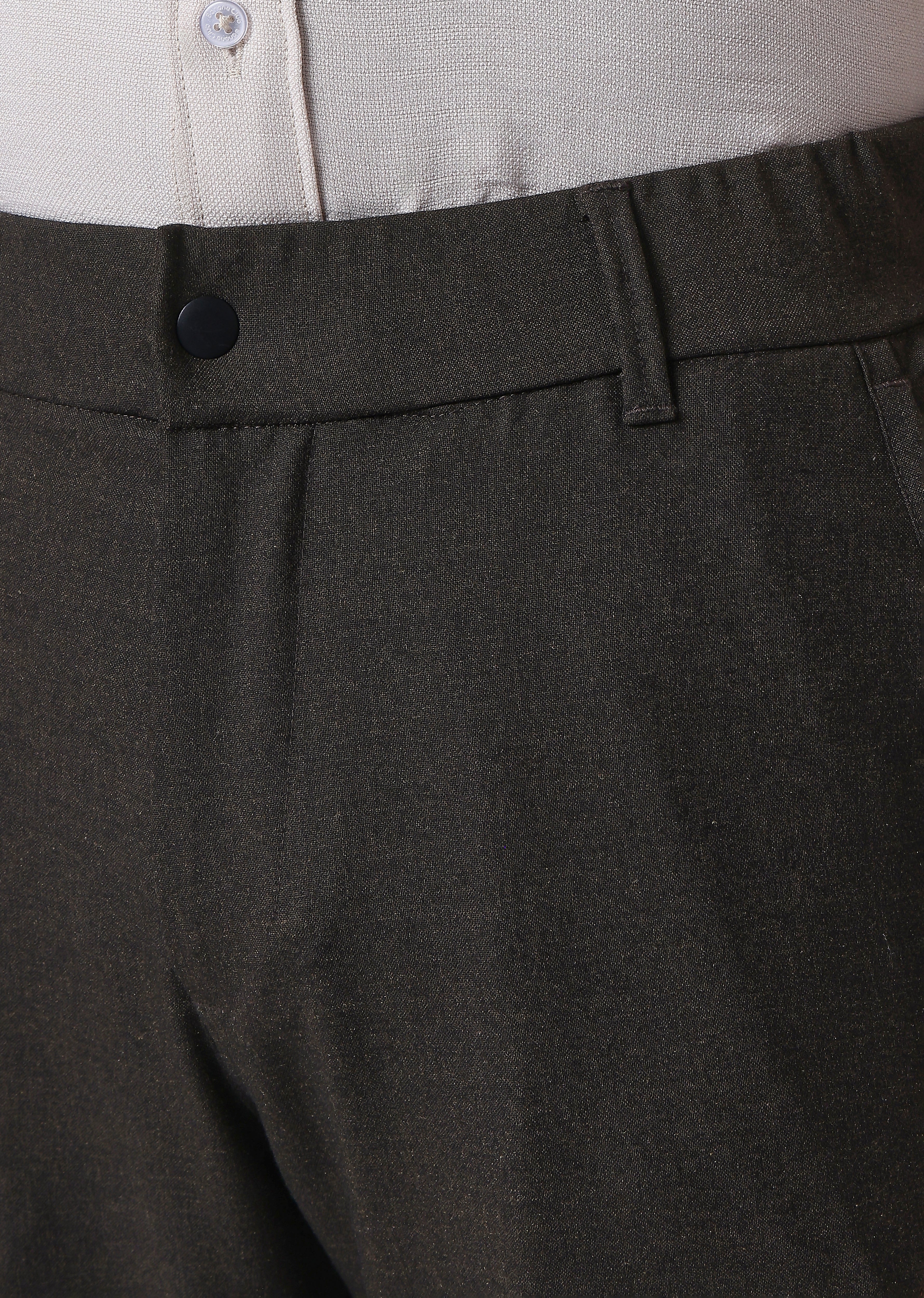 Brown 8 Way Stretch Trousers - Image 5