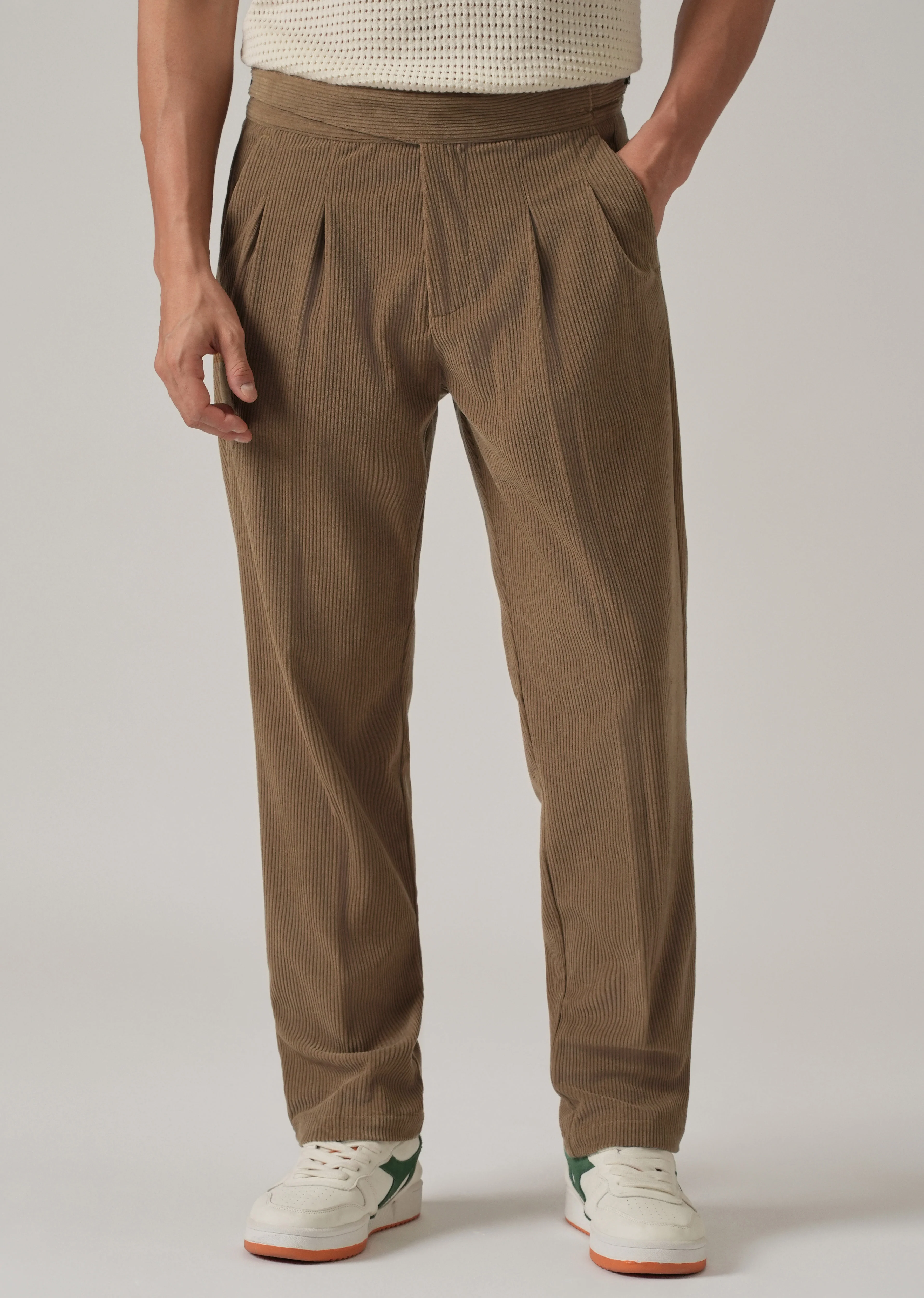 Brown Corduroy Gurkha Pants - Image 7