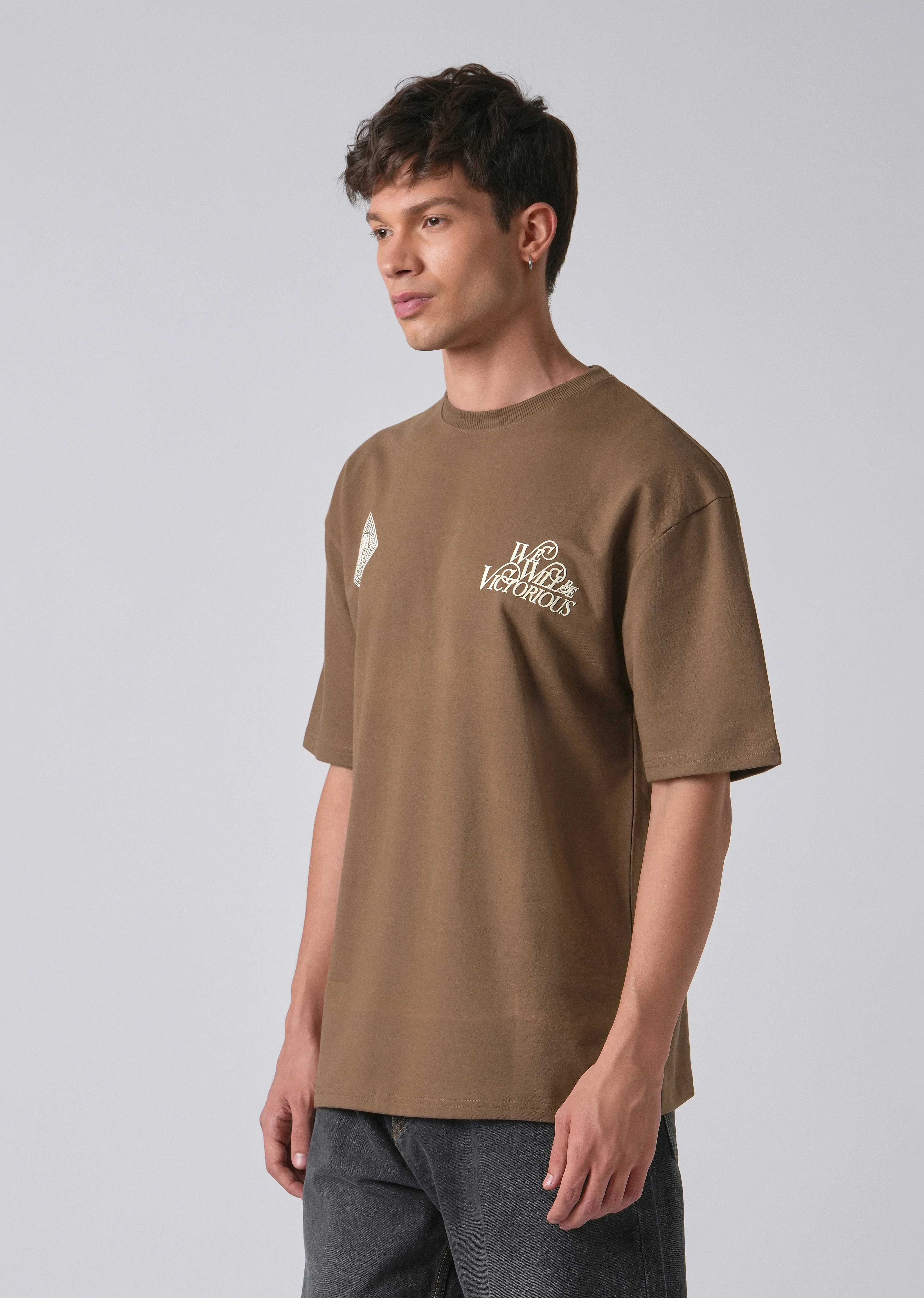 Brown Oversized T-shirt - Image 4