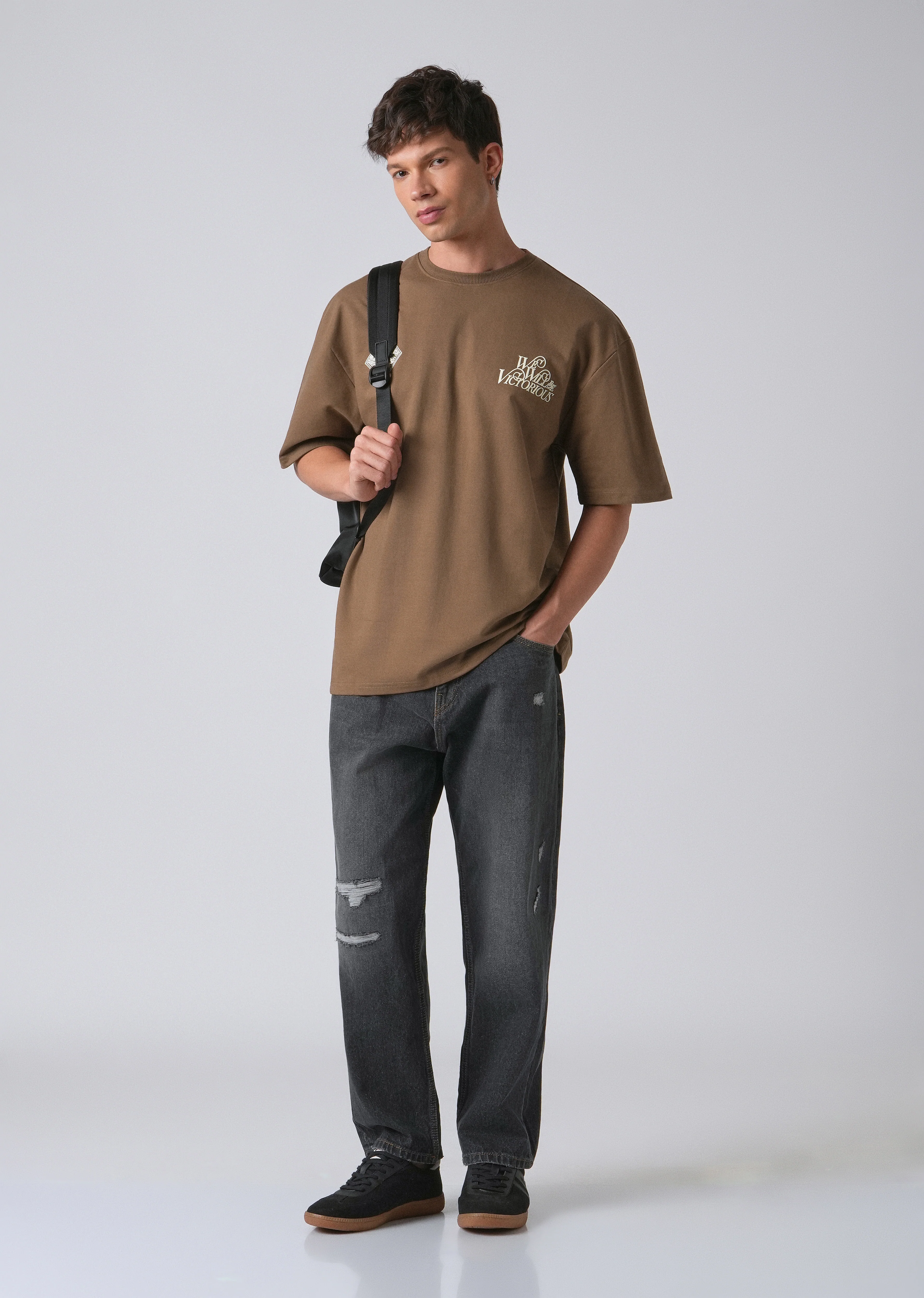 Brown Oversized T-shirt - Image 6