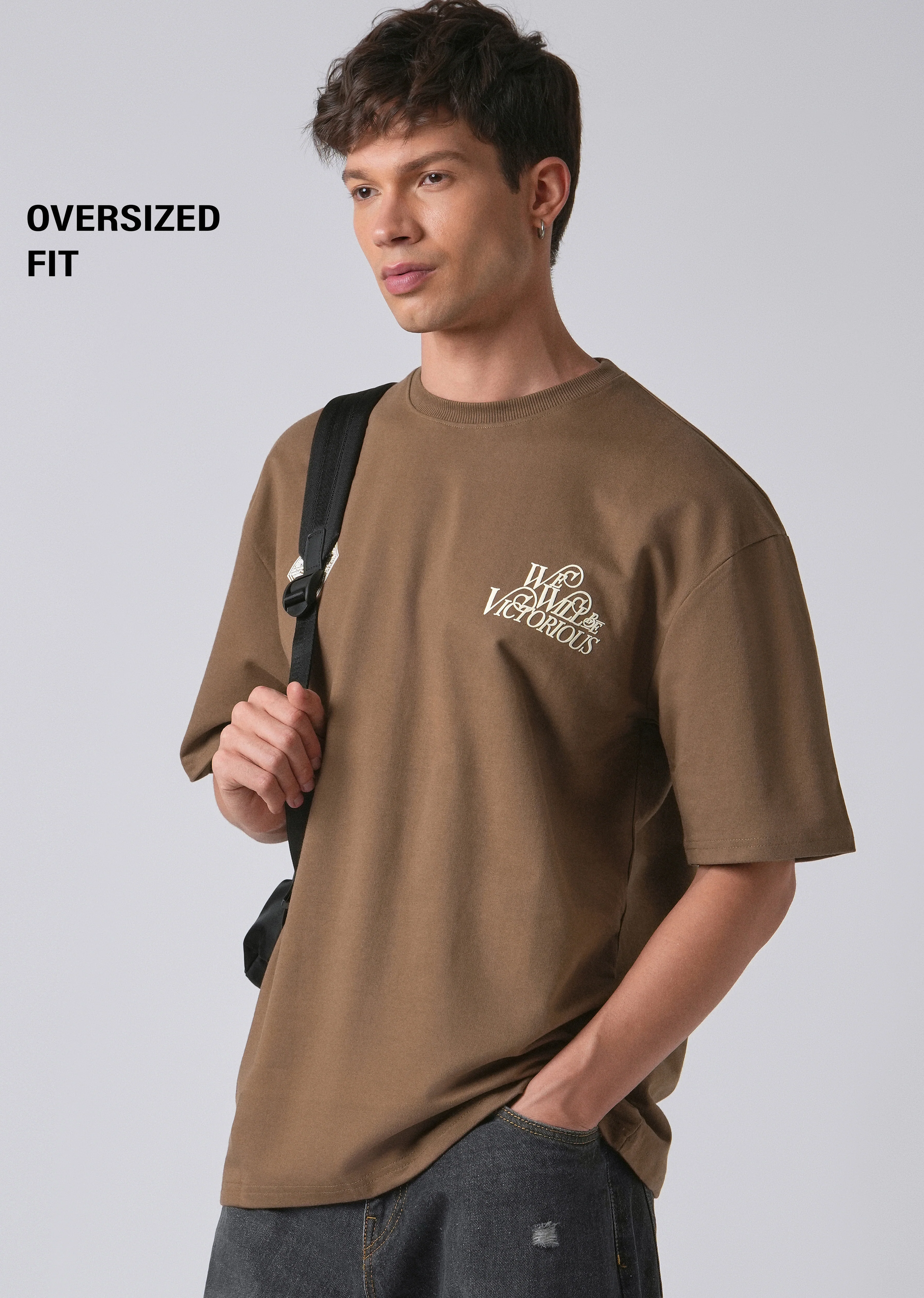 Brown Oversized T-shirt - Image 7