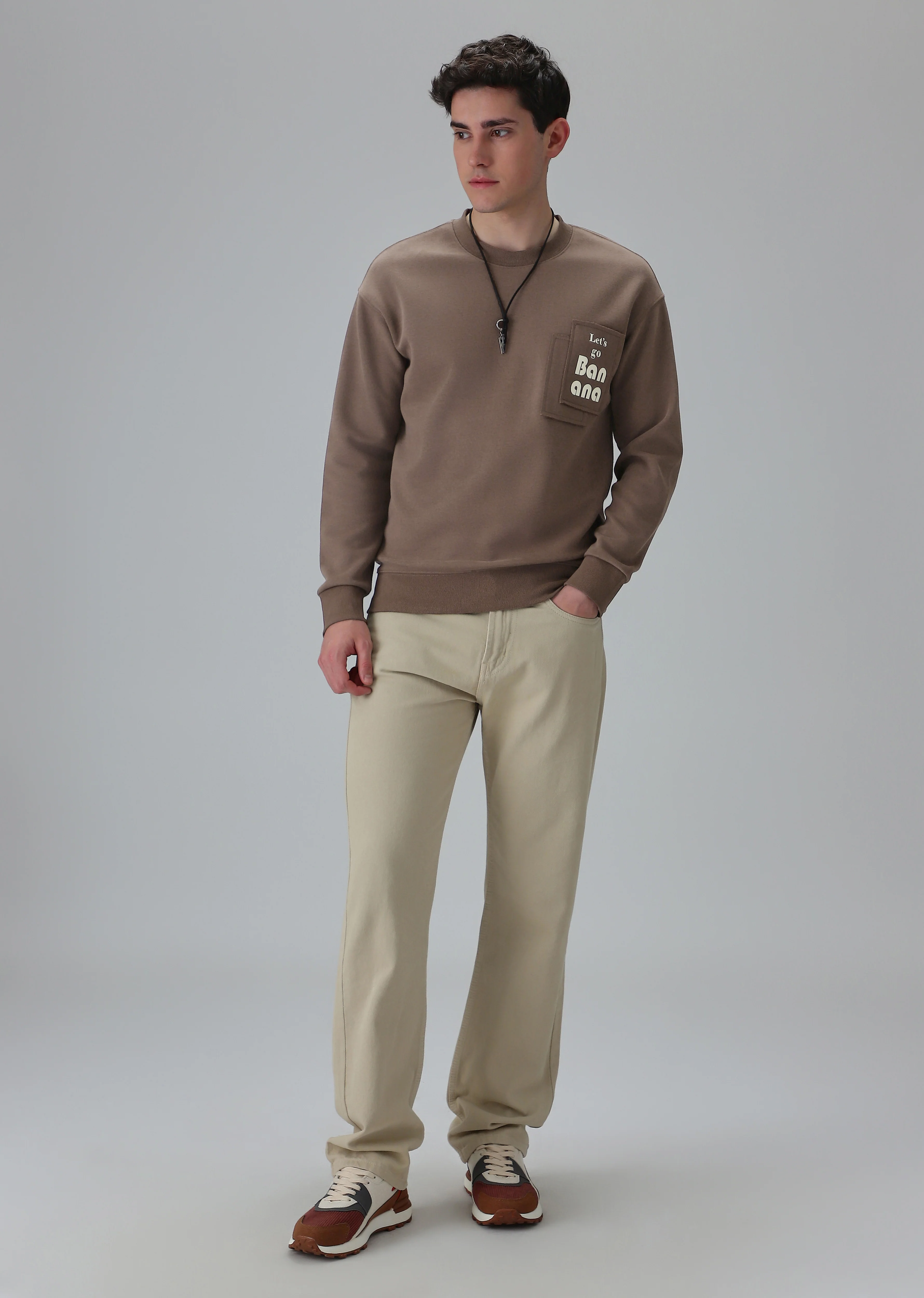 Brown Patch Sweatshirt - Image 6