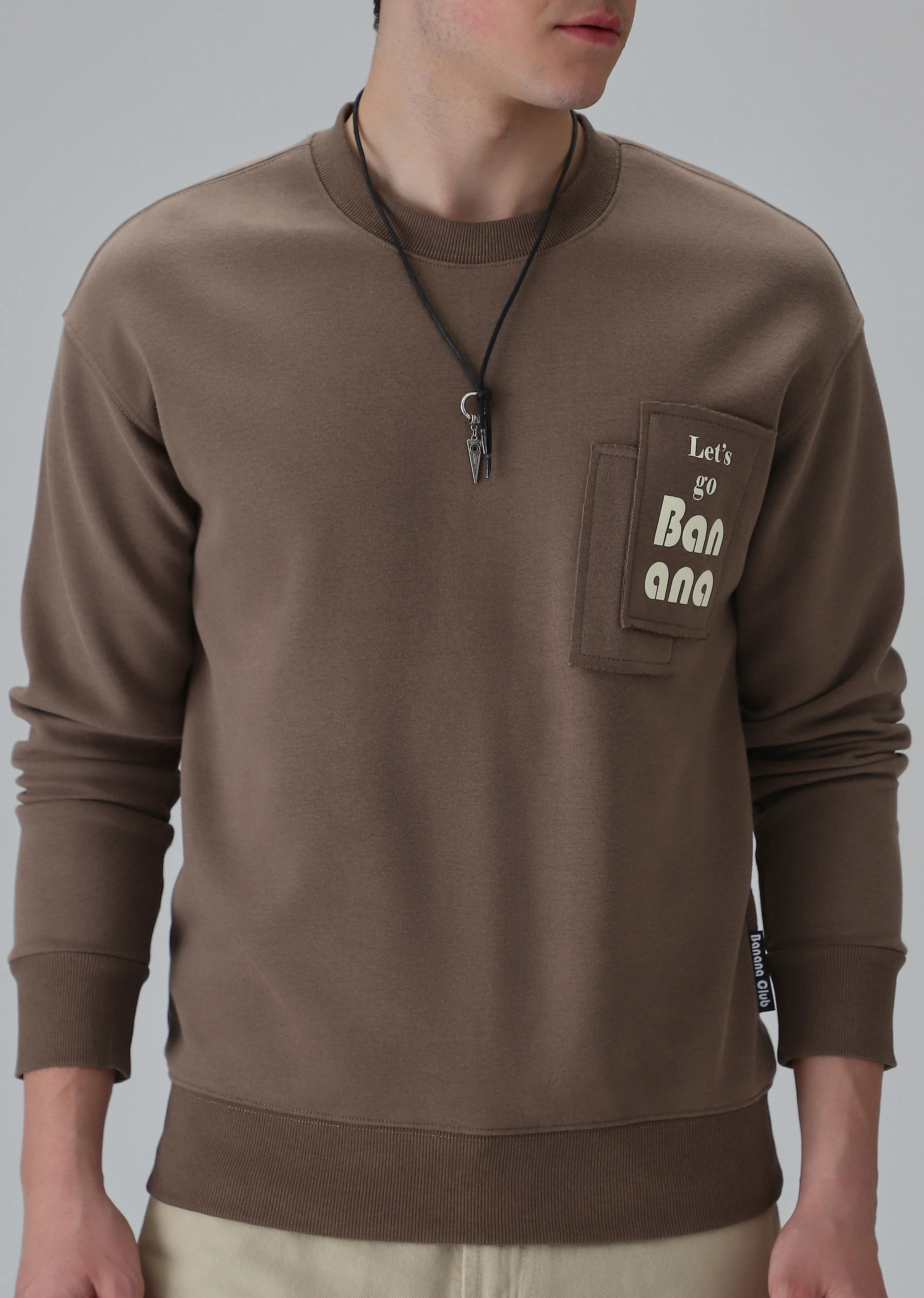 Brown Patch Sweatshirt - Image 7