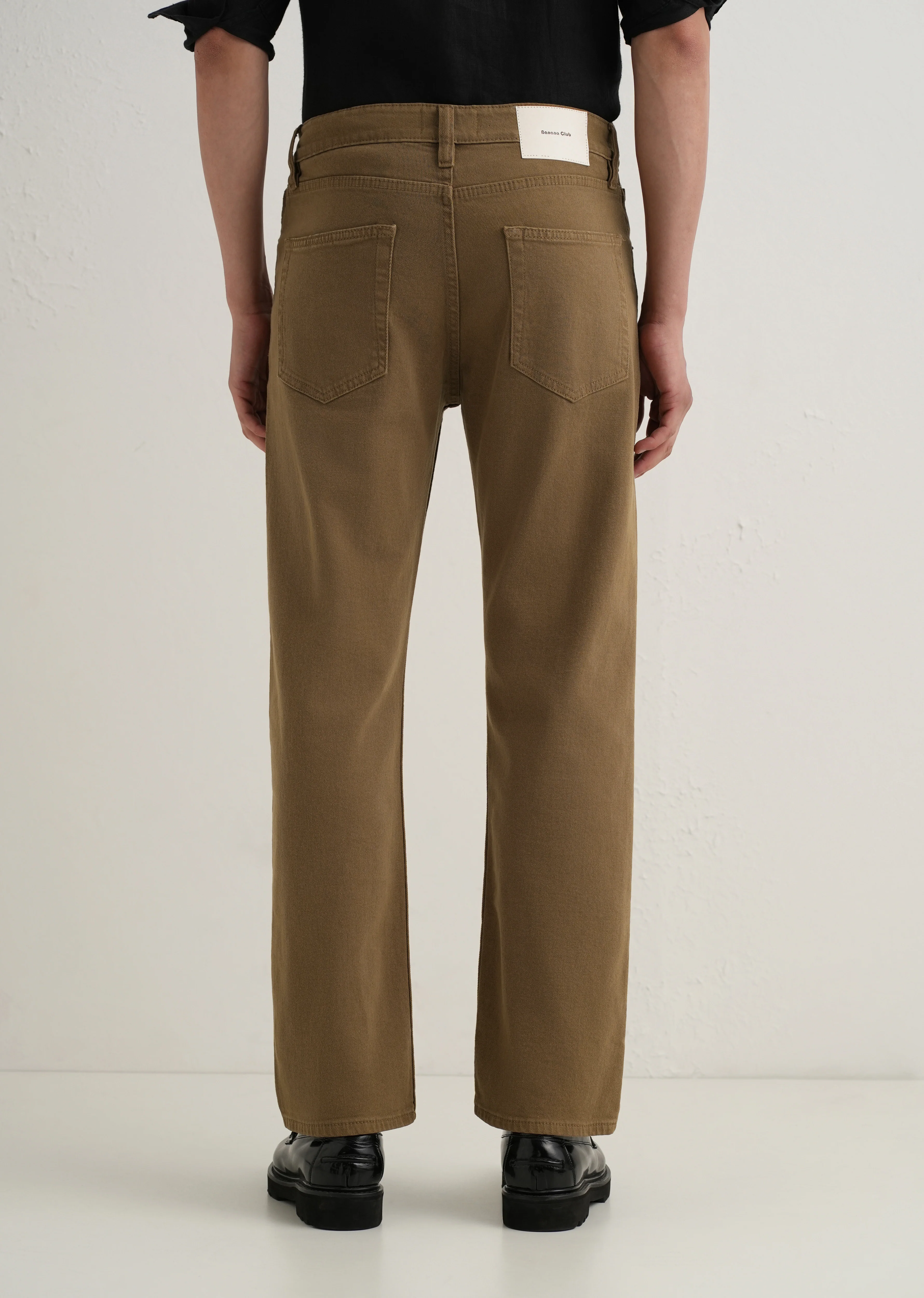 Brown Regular Fit Denim - Image 2