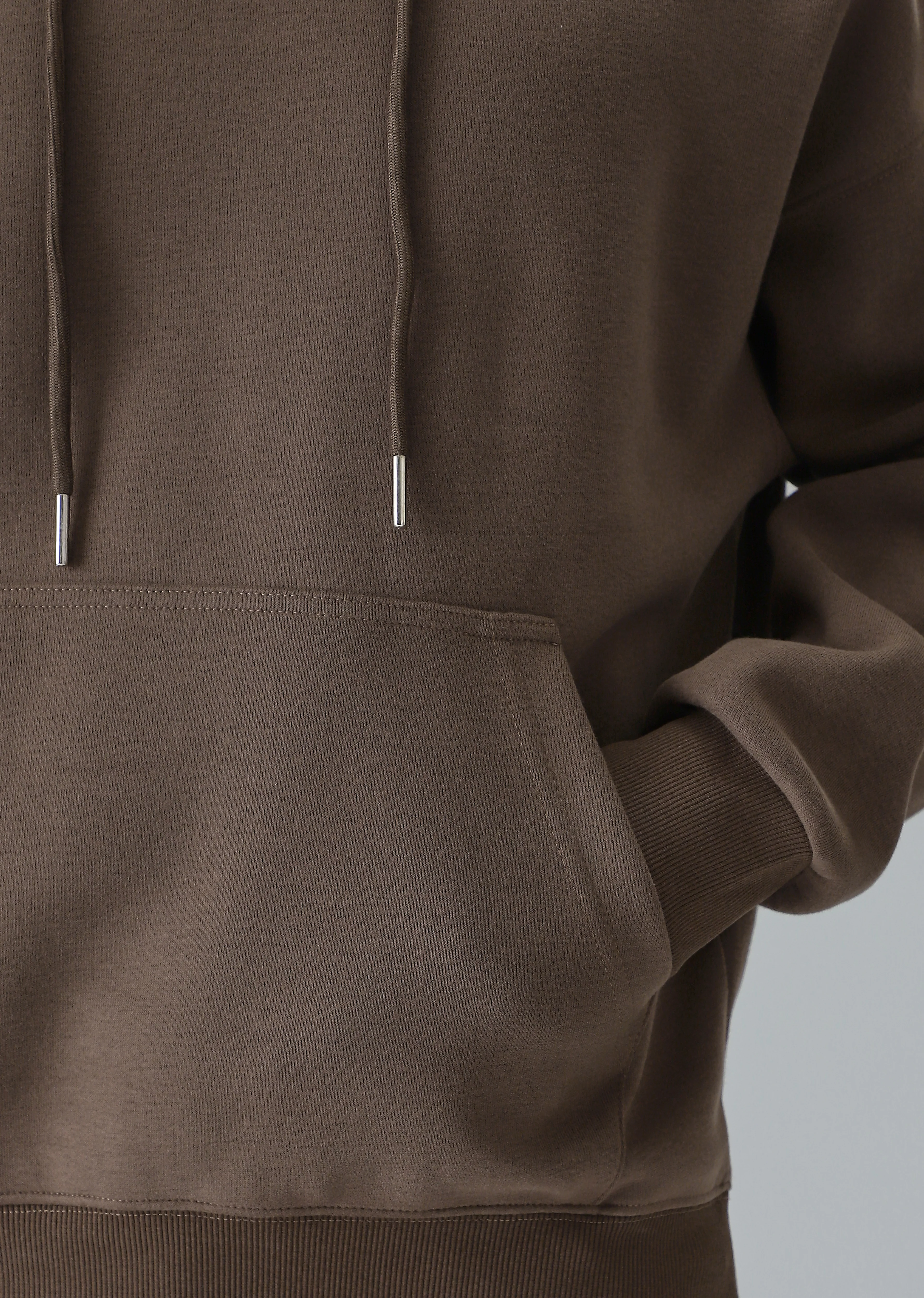 Brown Relaxed Fit Hoodie - Image 5