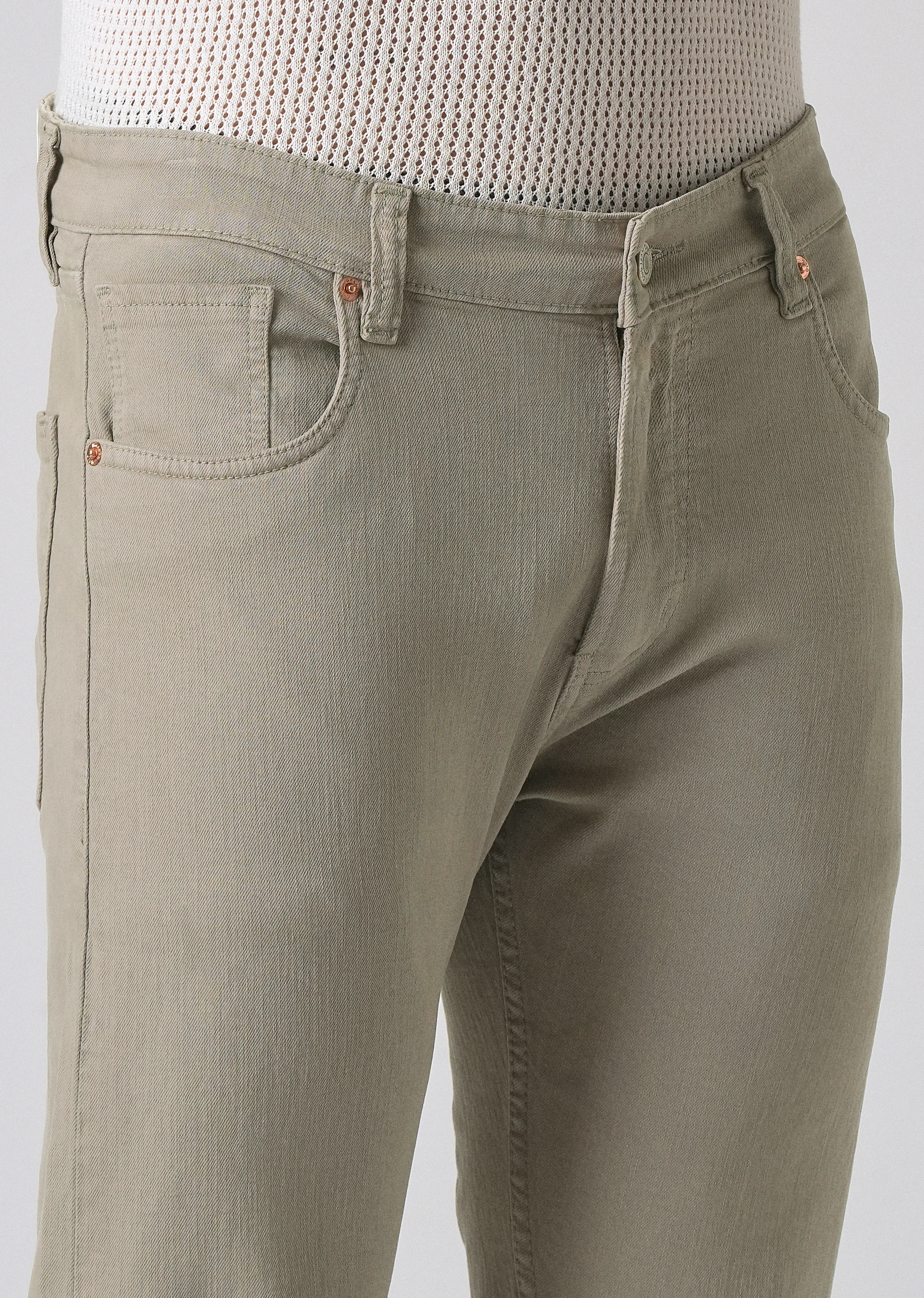Brown Slim Fit Denim - Image 5