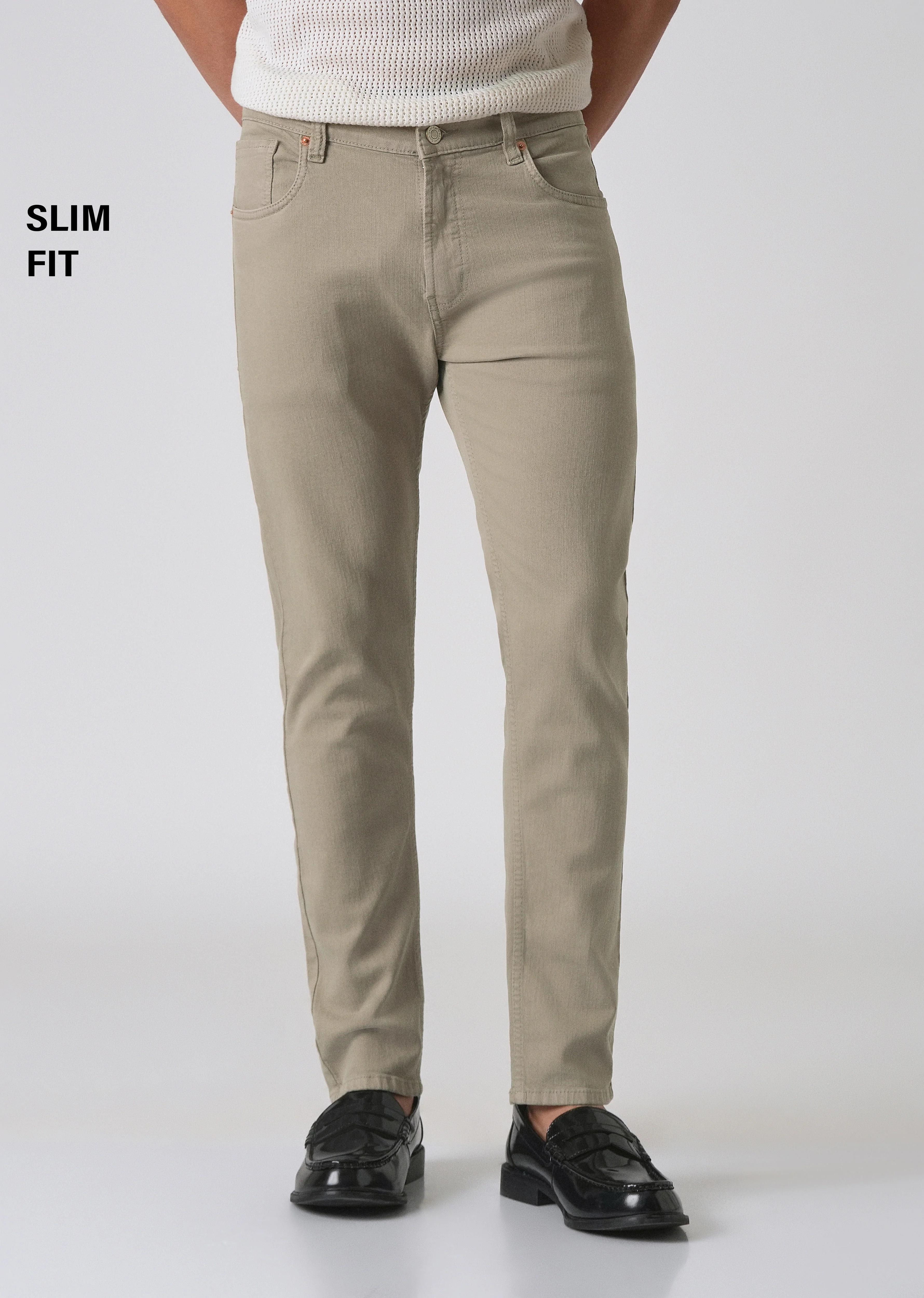 Brown Slim Fit Denim - Image 7