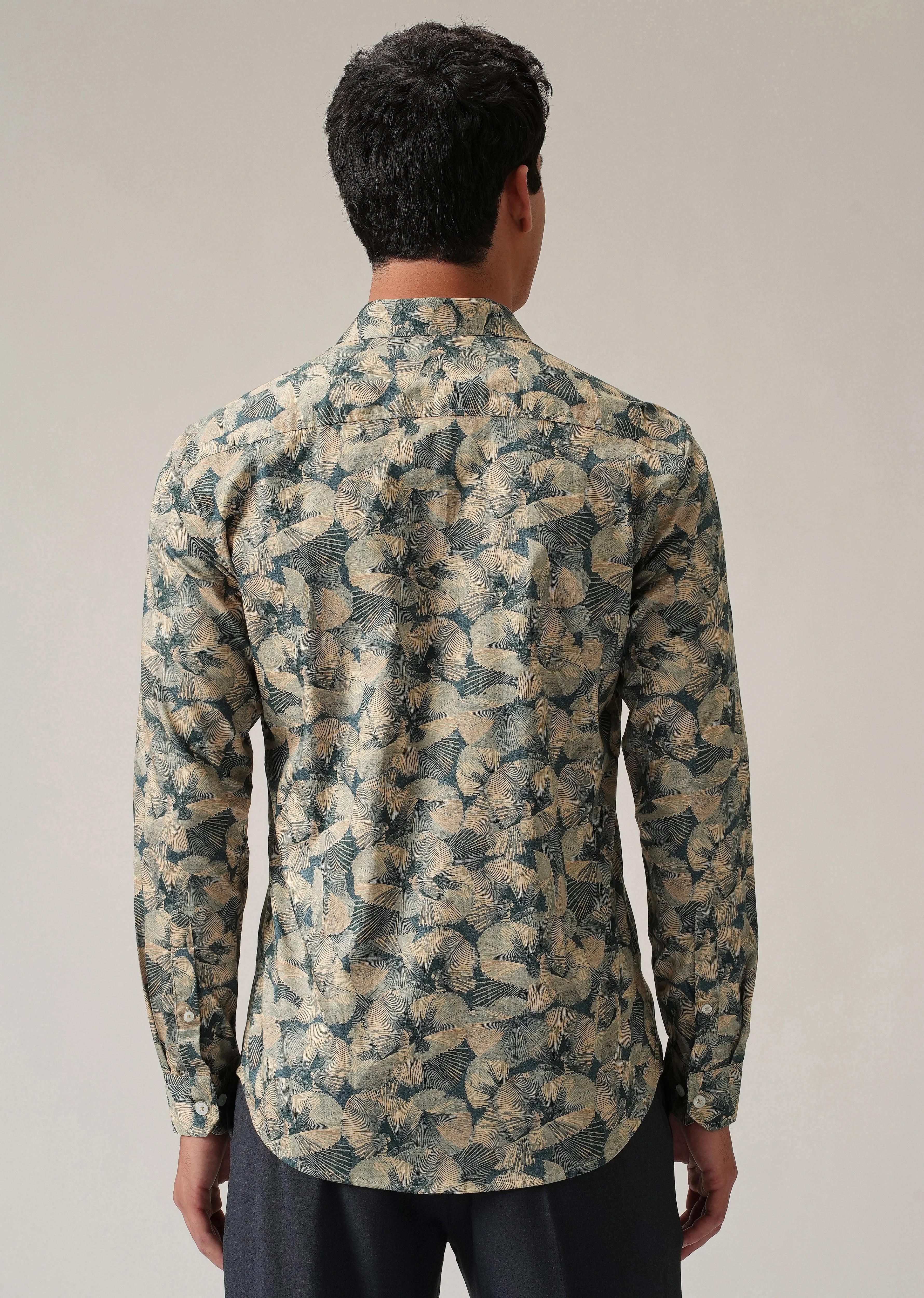 Brushstroke Circle Print Shirt - Image 2