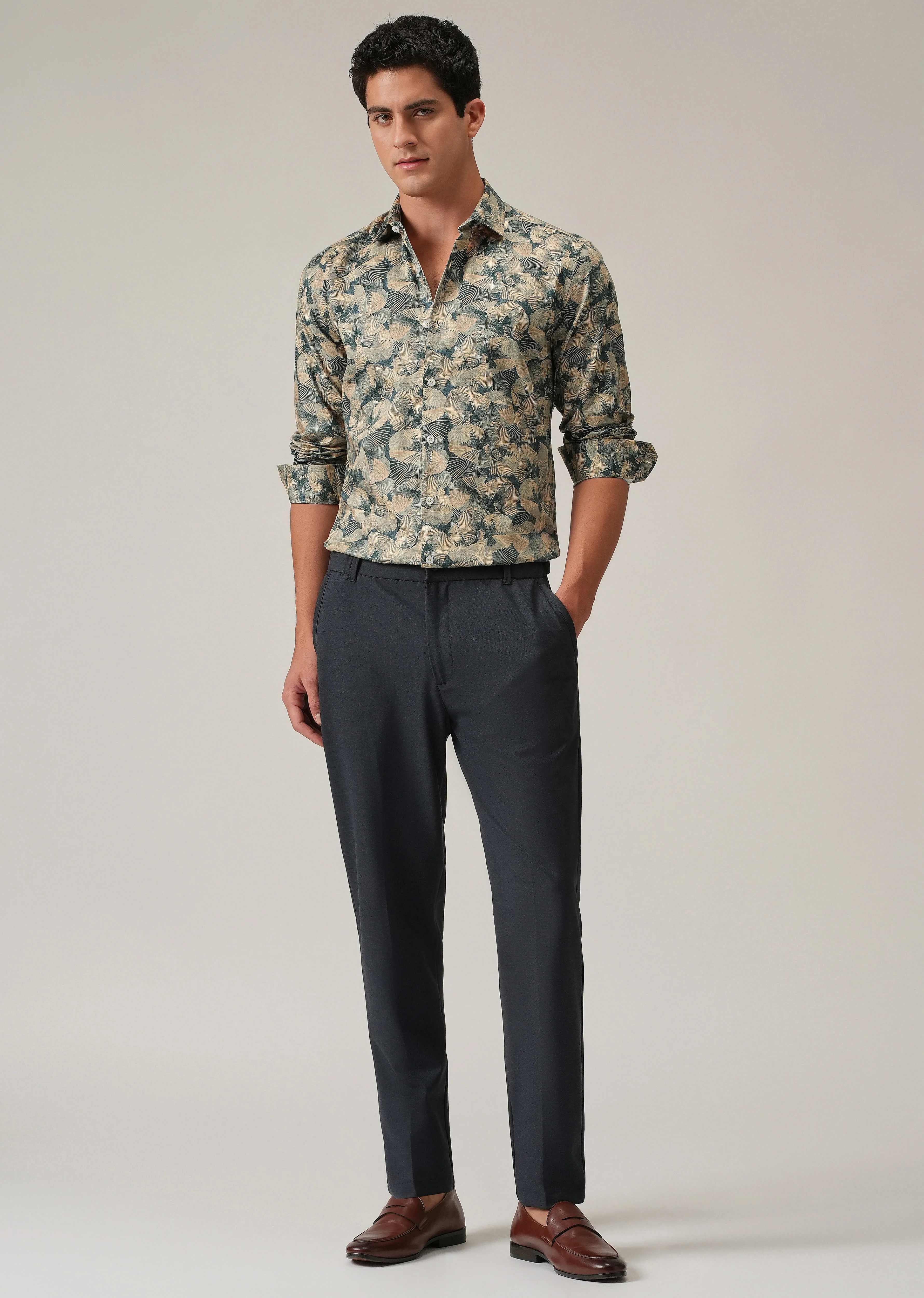 Brushstroke Circle Print Shirt - Image 6